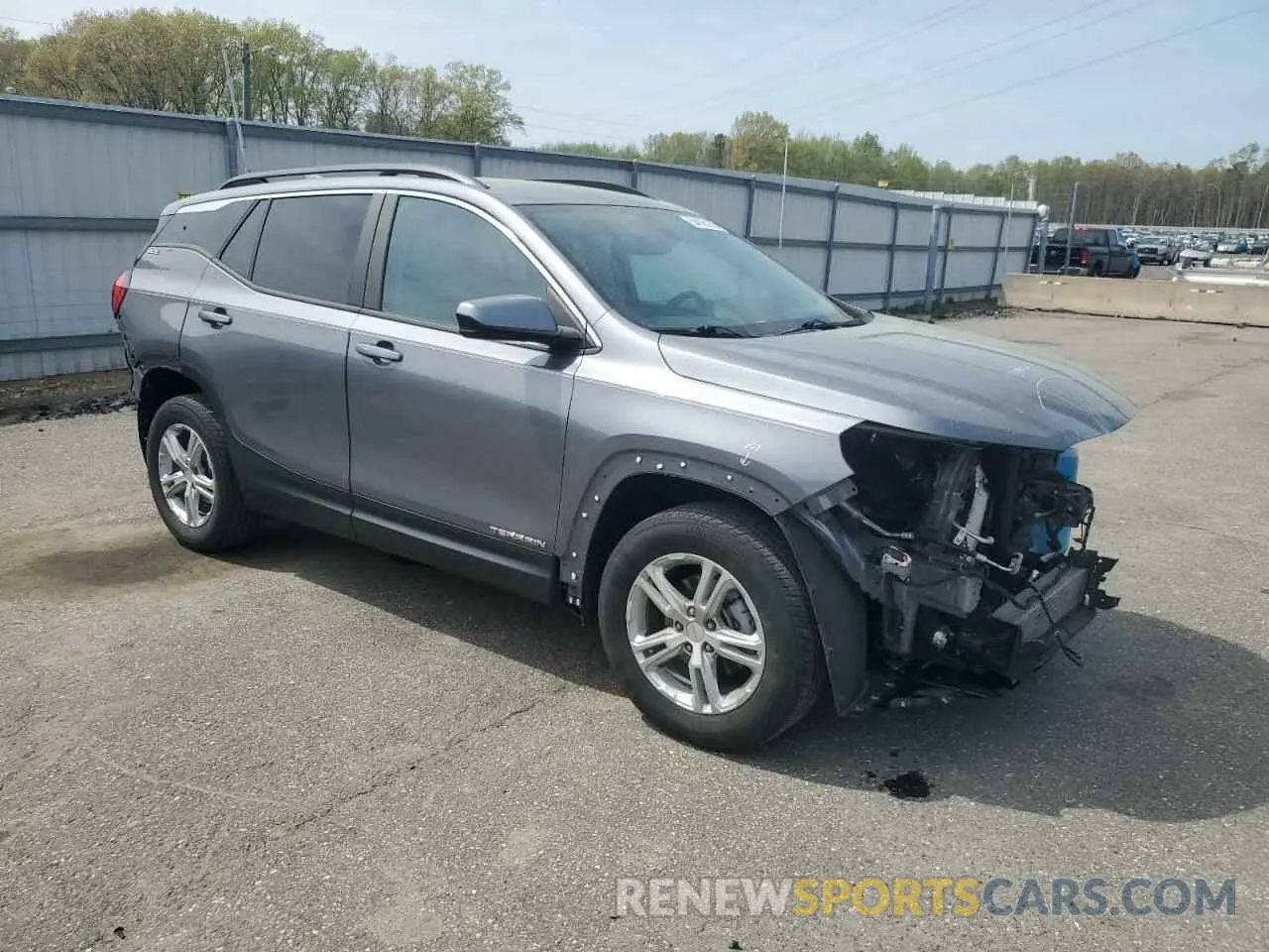 4 Photograph of a damaged car 3GKALTEV1ML367696 GMC TERRAIN 2021