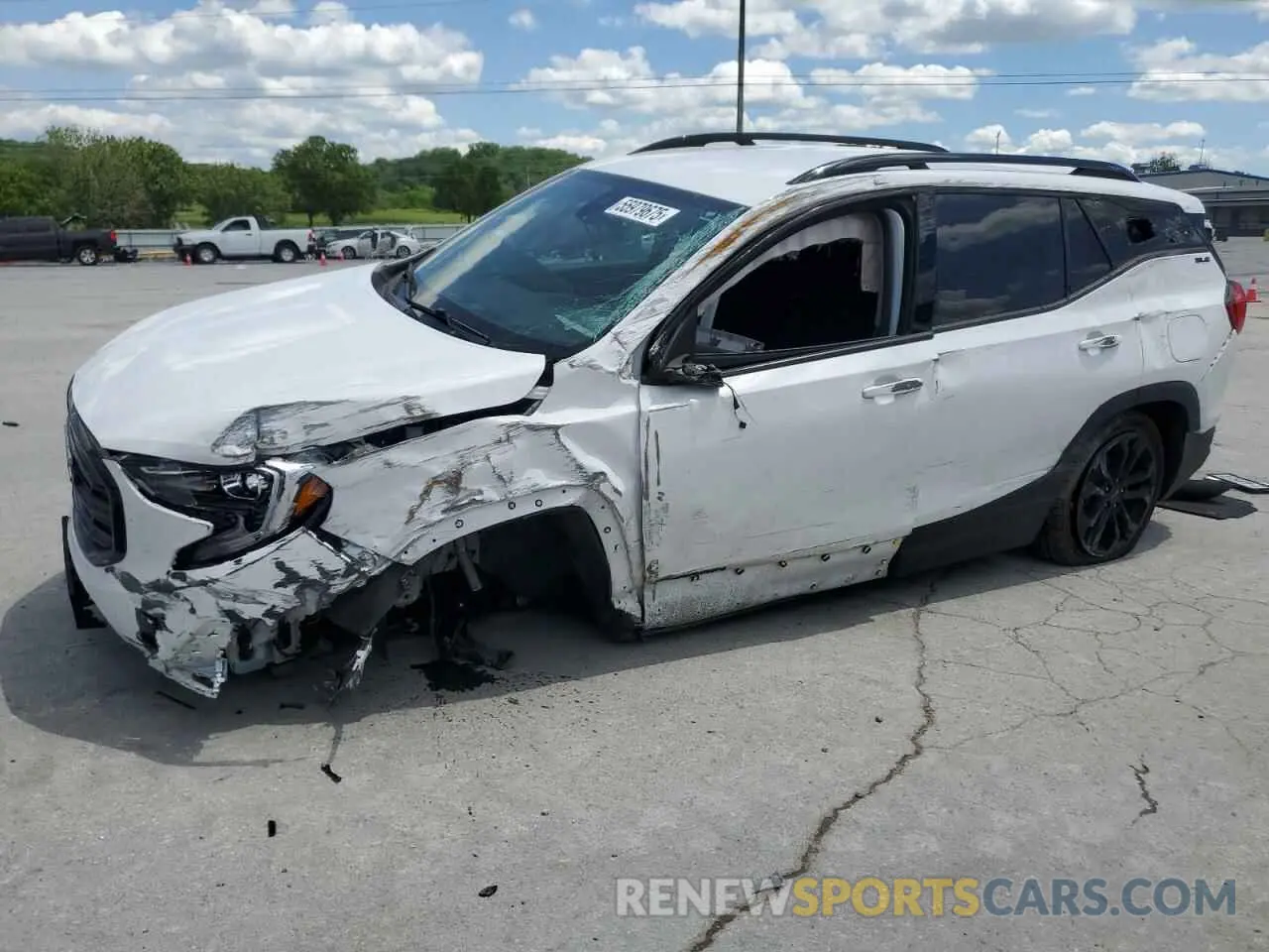 1 Фотография поврежденного автомобиля 3GKALTEV6ML336654 GMC TERRAIN 2021
