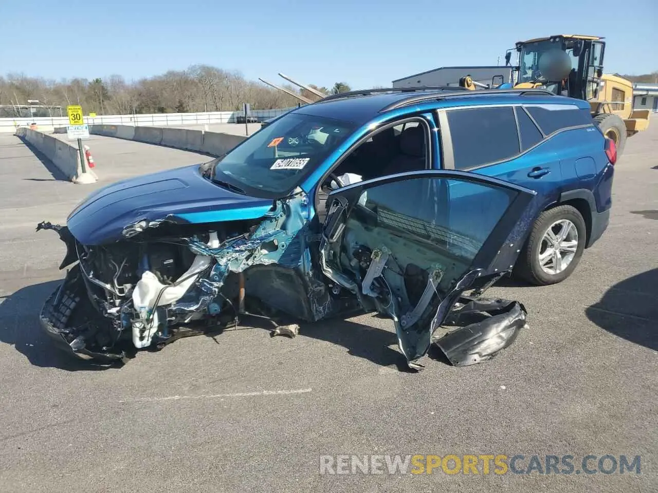 1 Photograph of a damaged car 3GKALTEV9ML357935 GMC TERRAIN 2021
