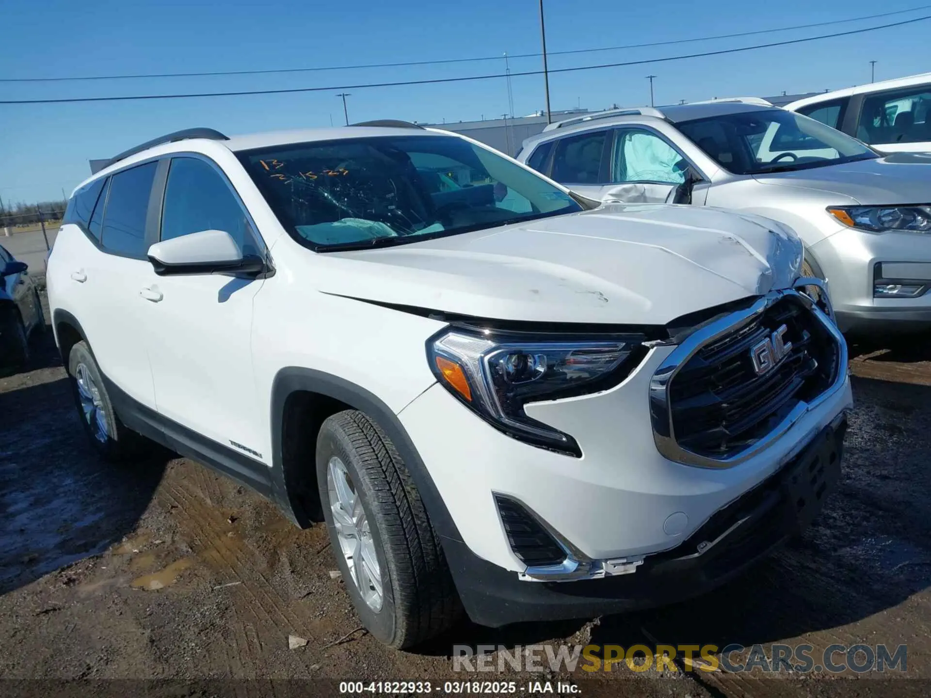 1 Photograph of a damaged car 3GKALTEV9ML383306 GMC TERRAIN 2021