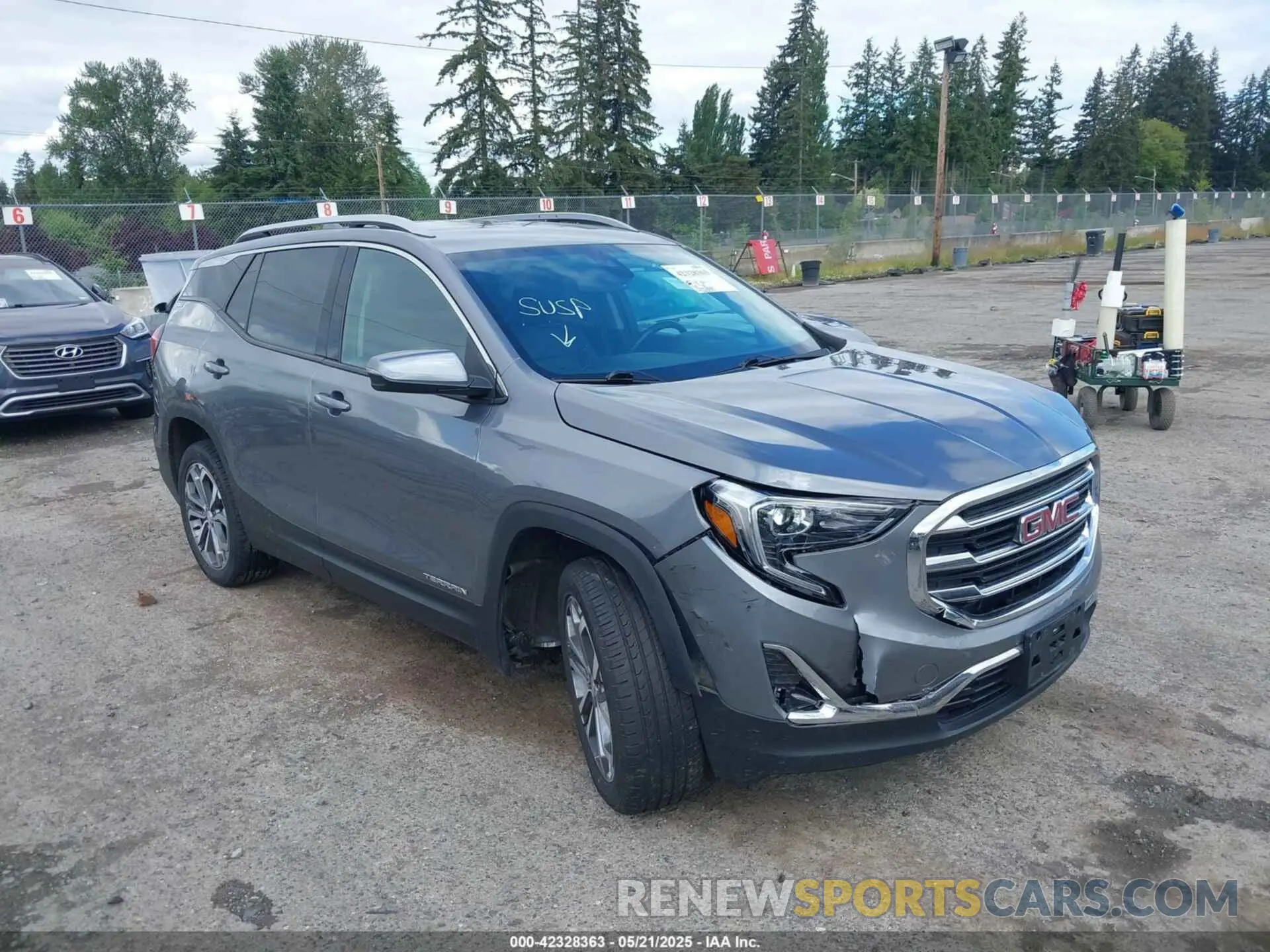 1 Photograph of a damaged car 3GKALVEV1ML316341 GMC TERRAIN 2021