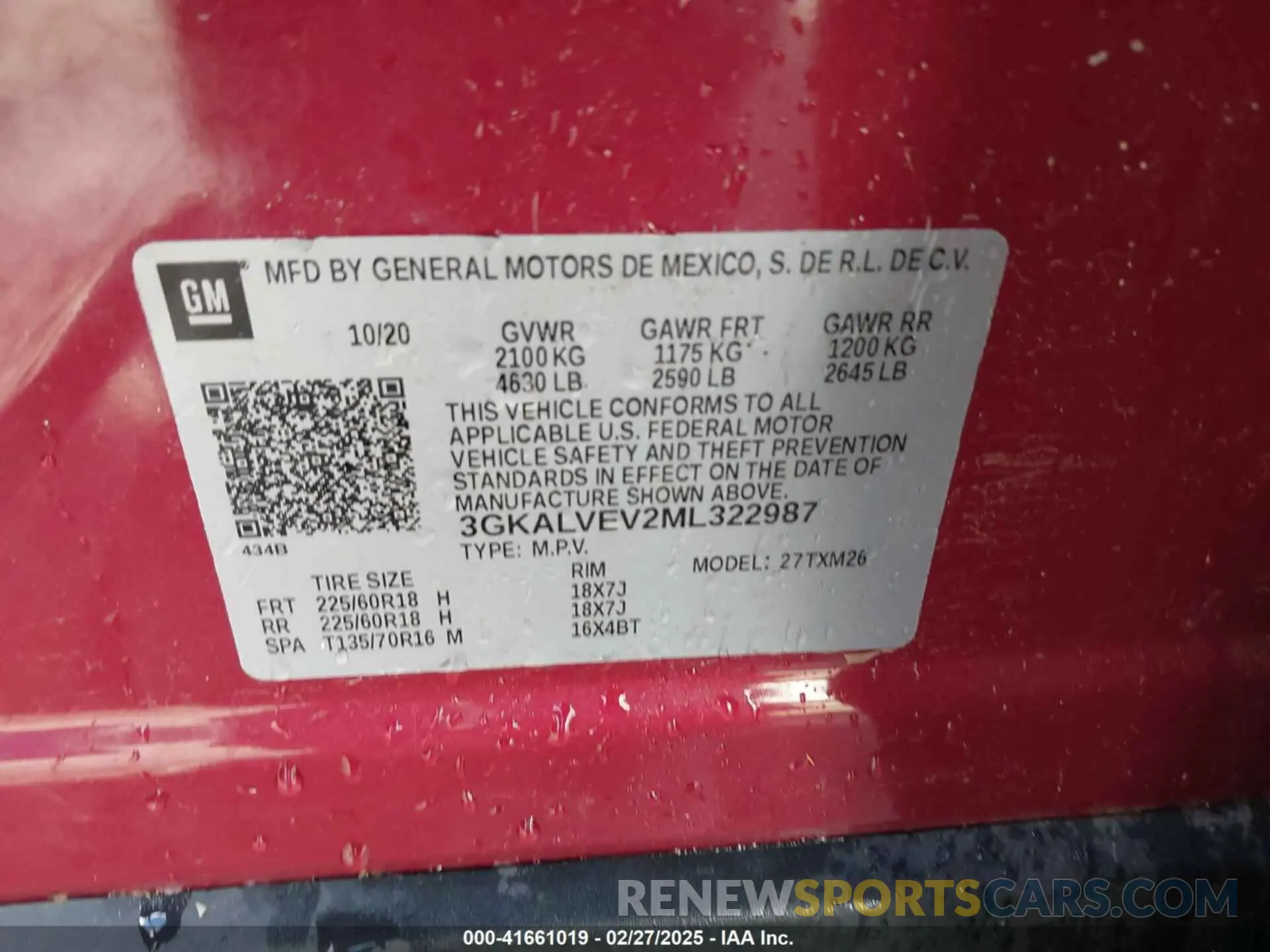 9 Фотография поврежденного автомобиля 3GKALVEV2ML322987 GMC TERRAIN 2021