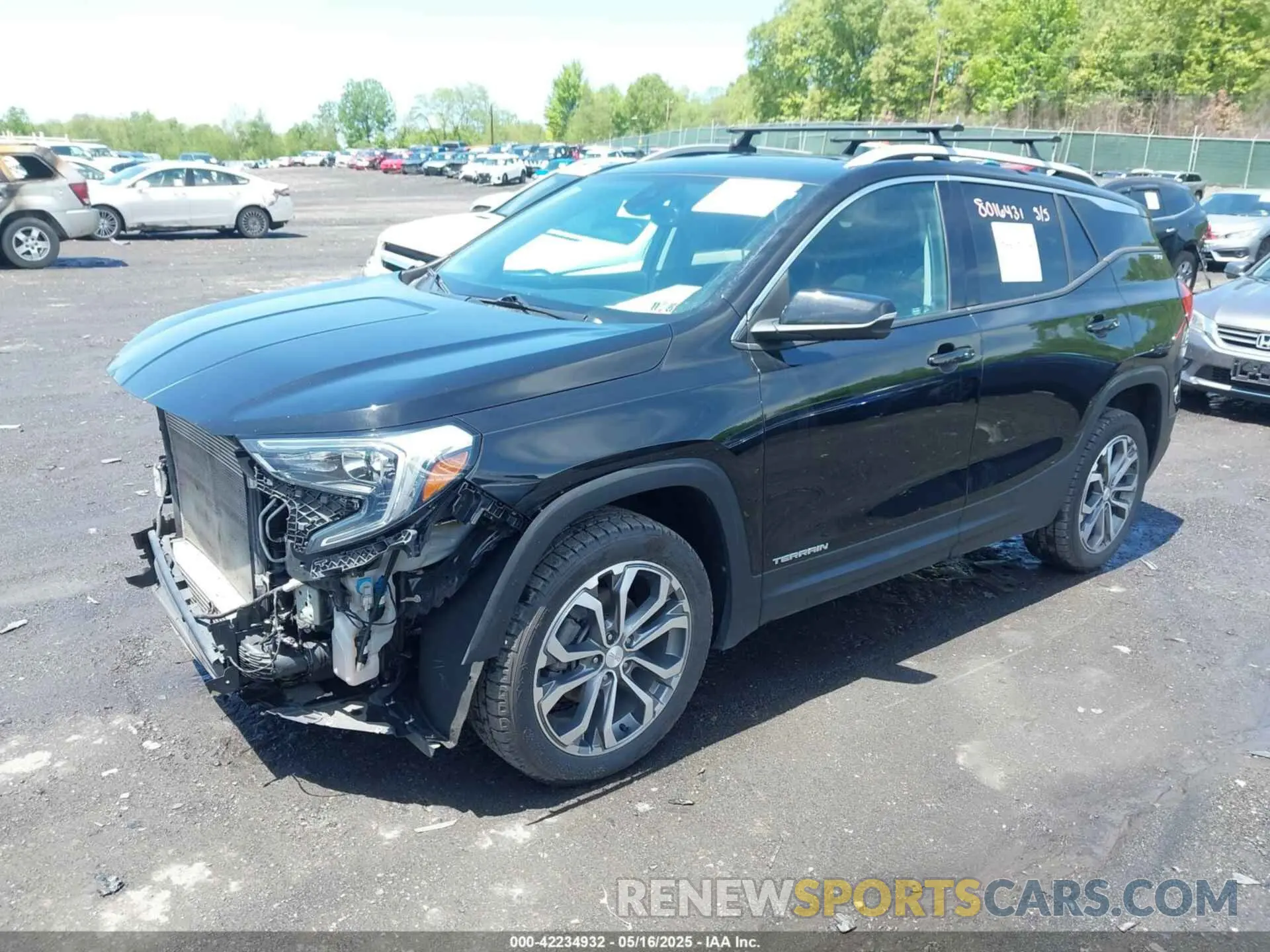 2 Photograph of a damaged car 3GKALVEV3ML346487 GMC TERRAIN 2021