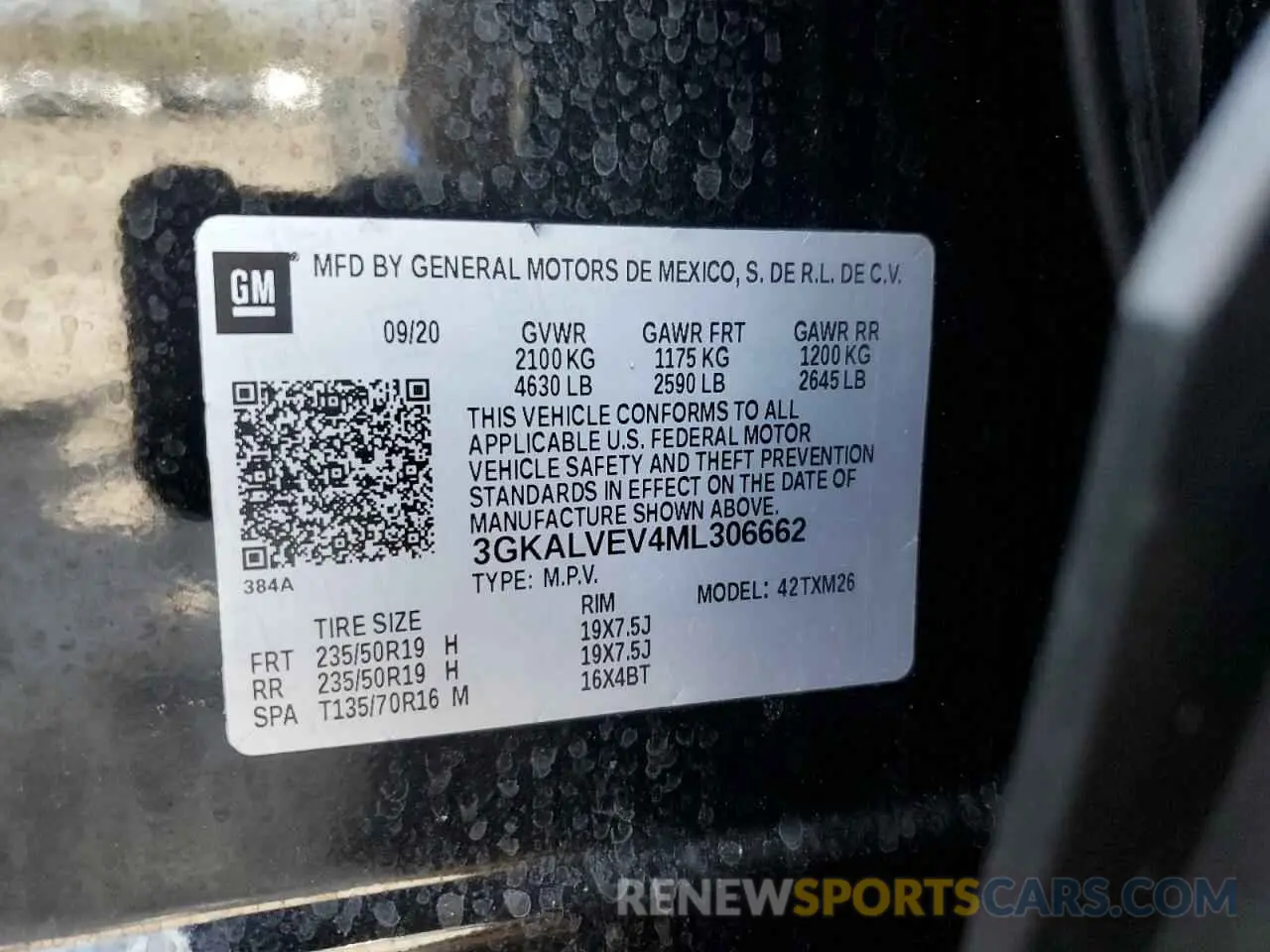 13 Фотография поврежденного автомобиля 3GKALVEV4ML306662 GMC TERRAIN 2021