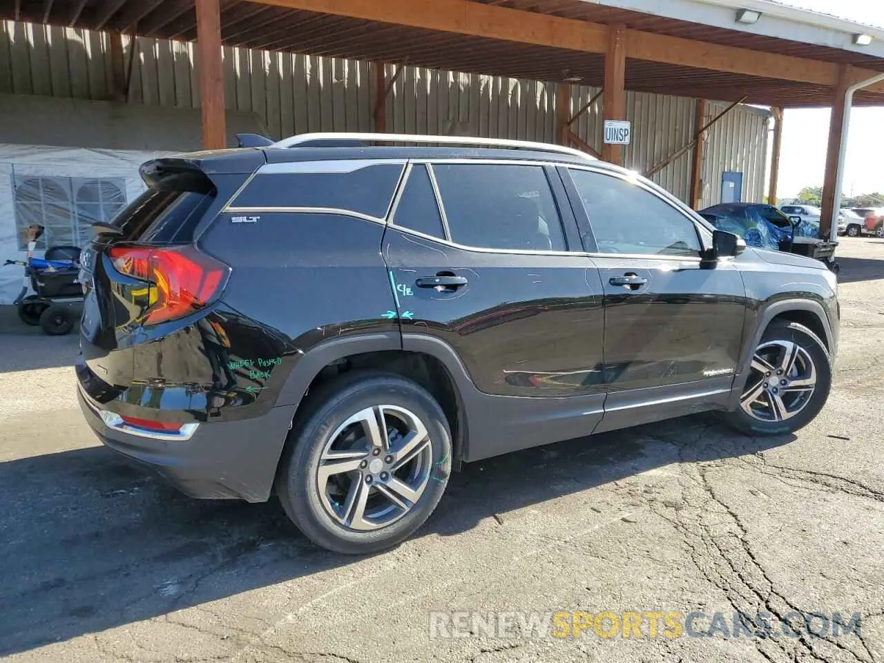 3 Photograph of a damaged car 3GKALVEV4ML397822 GMC TERRAIN 2021