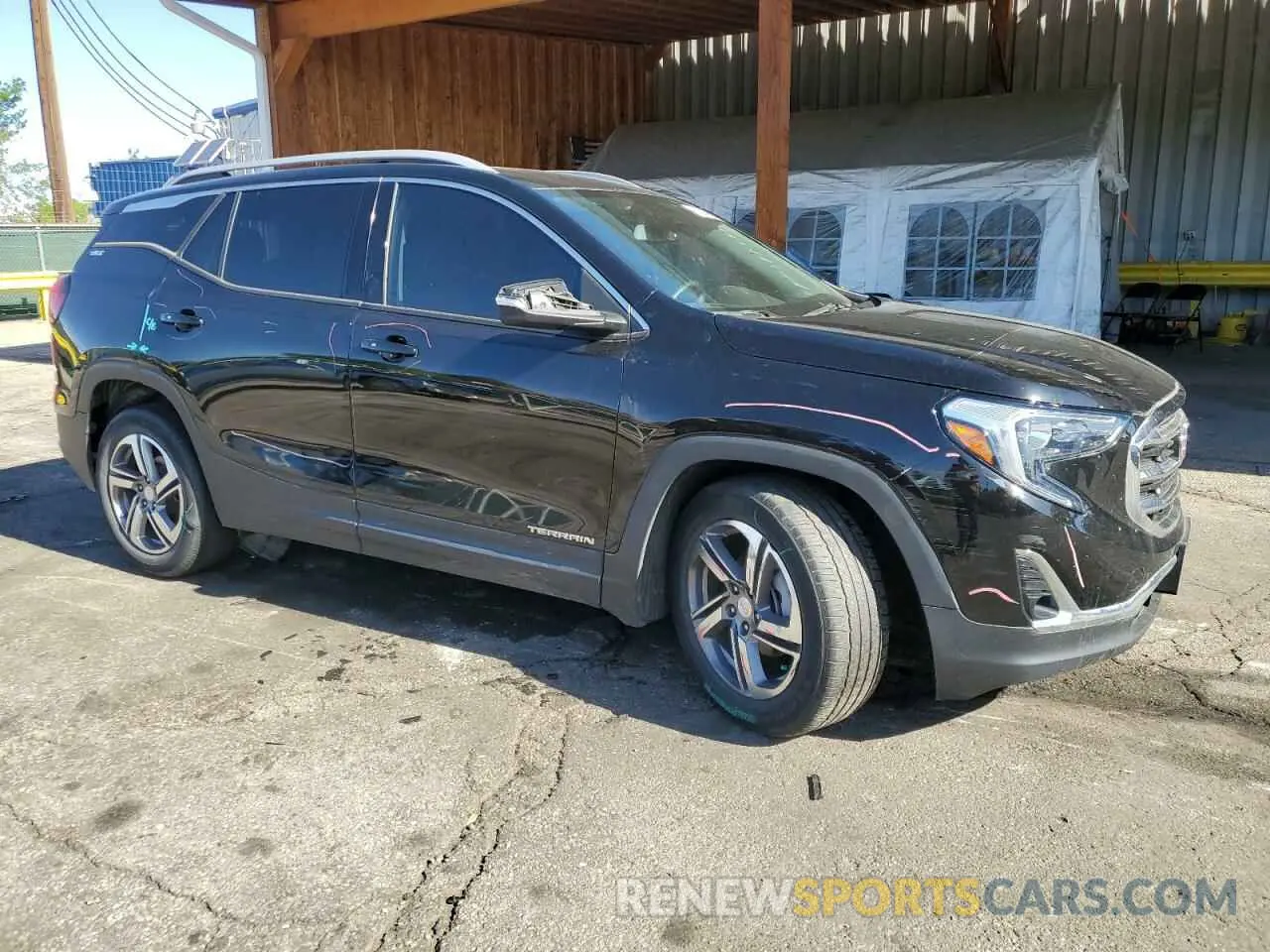 4 Photograph of a damaged car 3GKALVEV4ML397822 GMC TERRAIN 2021