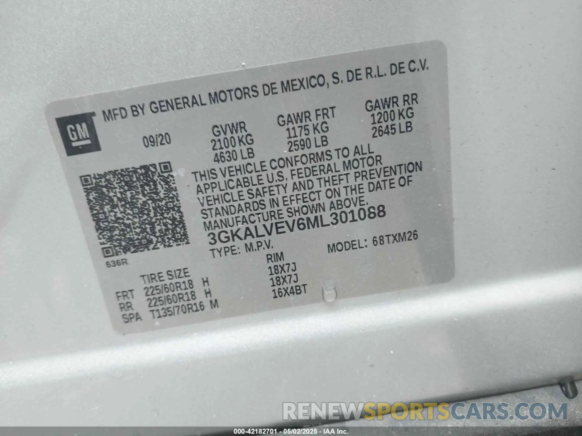 9 Фотография поврежденного автомобиля 3GKALVEV6ML301088 GMC TERRAIN 2021