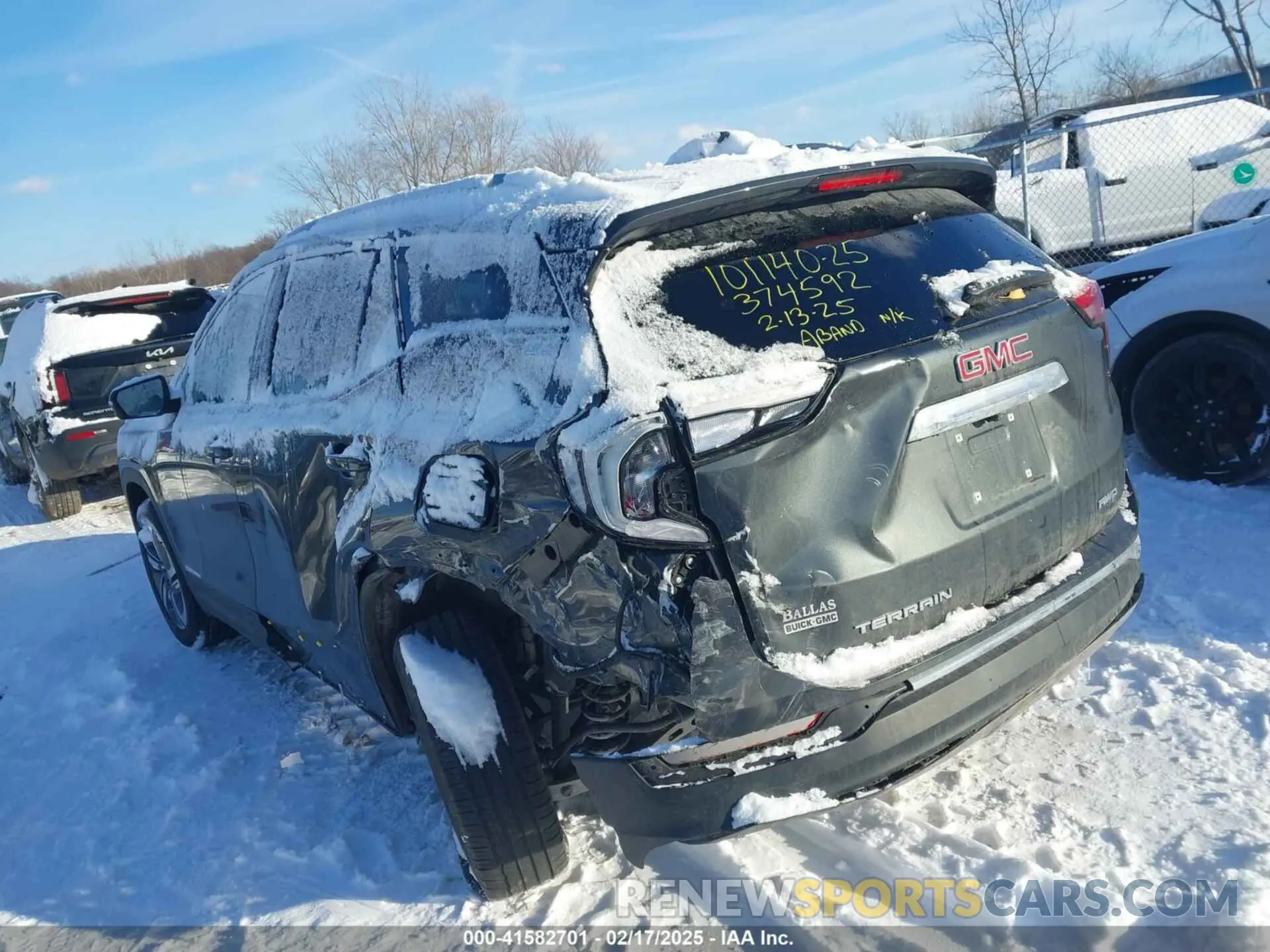 3 Фотография поврежденного автомобиля 3GKALVEV8ML374592 GMC TERRAIN 2021