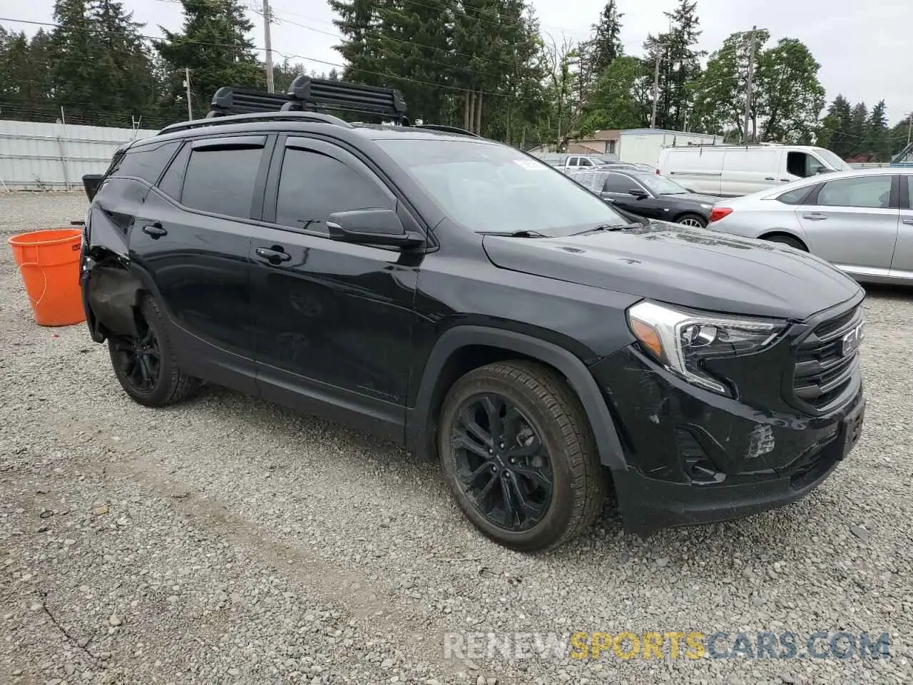 4 Photograph of a damaged car 3GKALVEV9ML348552 GMC TERRAIN 2021