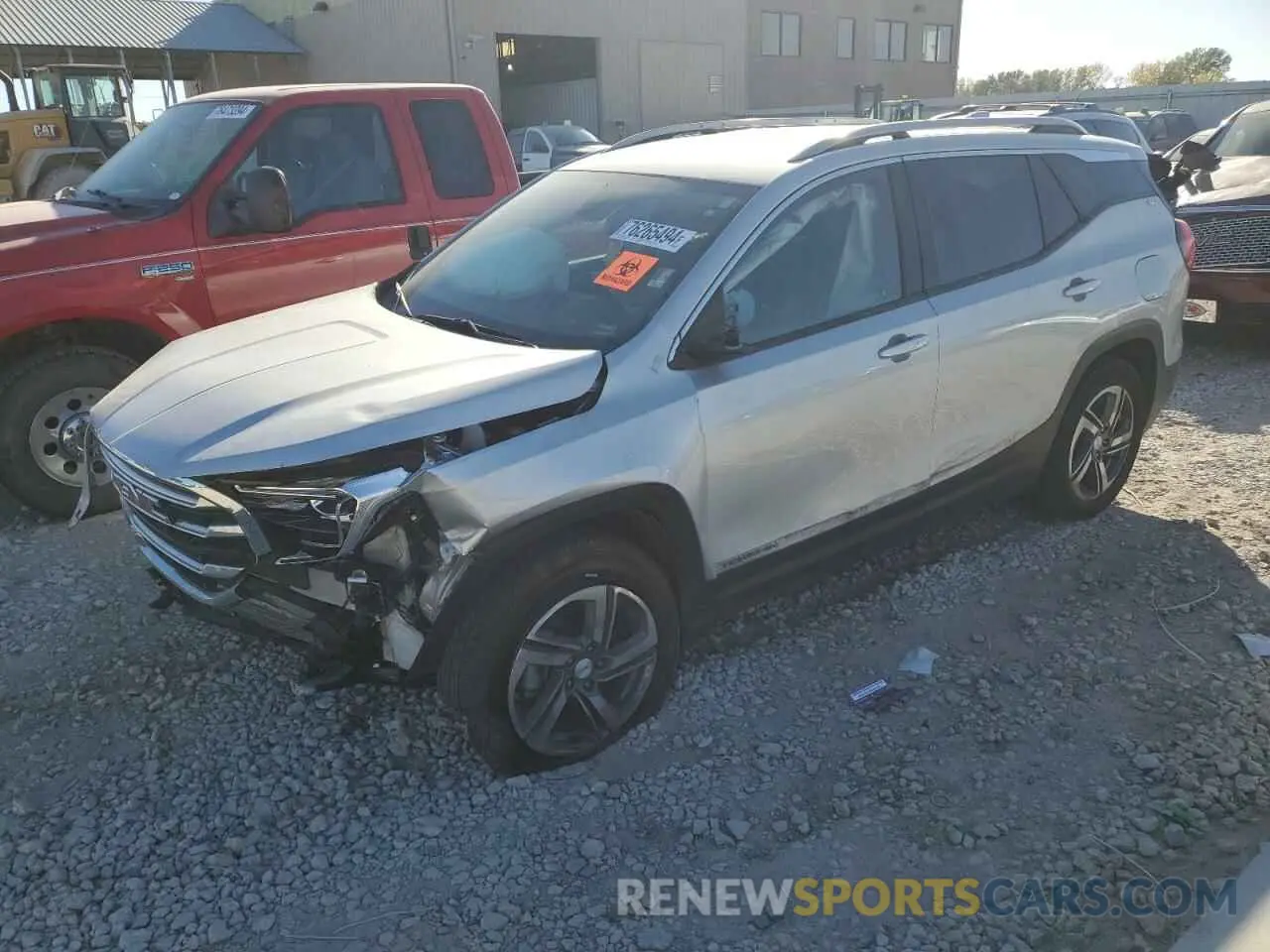1 Photograph of a damaged car 3GKALVEVXML305676 GMC TERRAIN 2021