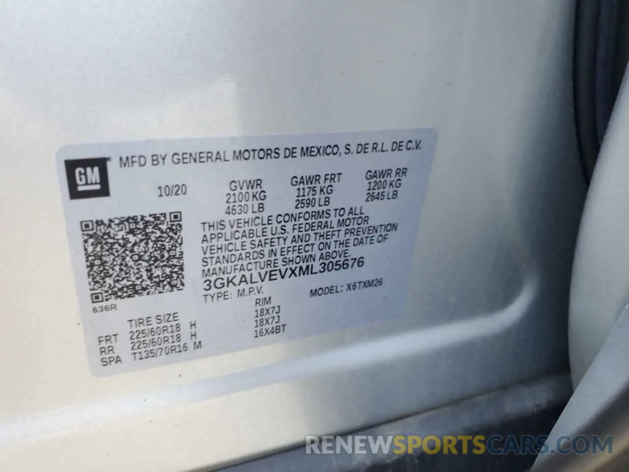 13 Photograph of a damaged car 3GKALVEVXML305676 GMC TERRAIN 2021