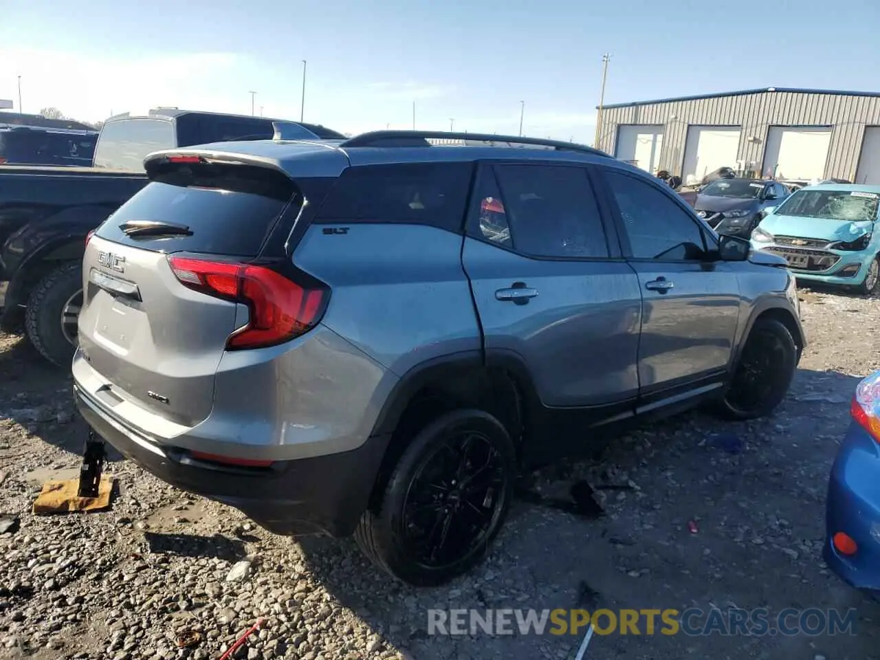3 Photograph of a damaged car 3GKALVEVXML354425 GMC TERRAIN 2021