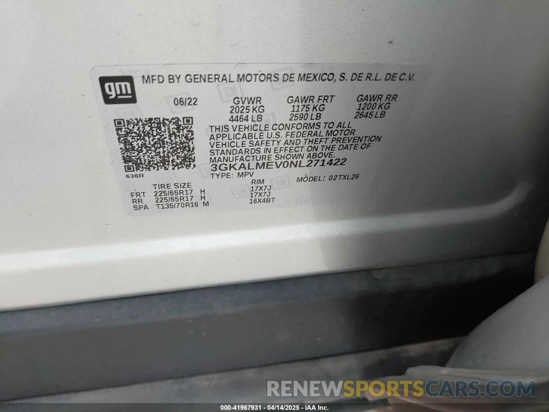 9 Фотография поврежденного автомобиля 3GKALMEV0NL271422 GMC TERRAIN 2022