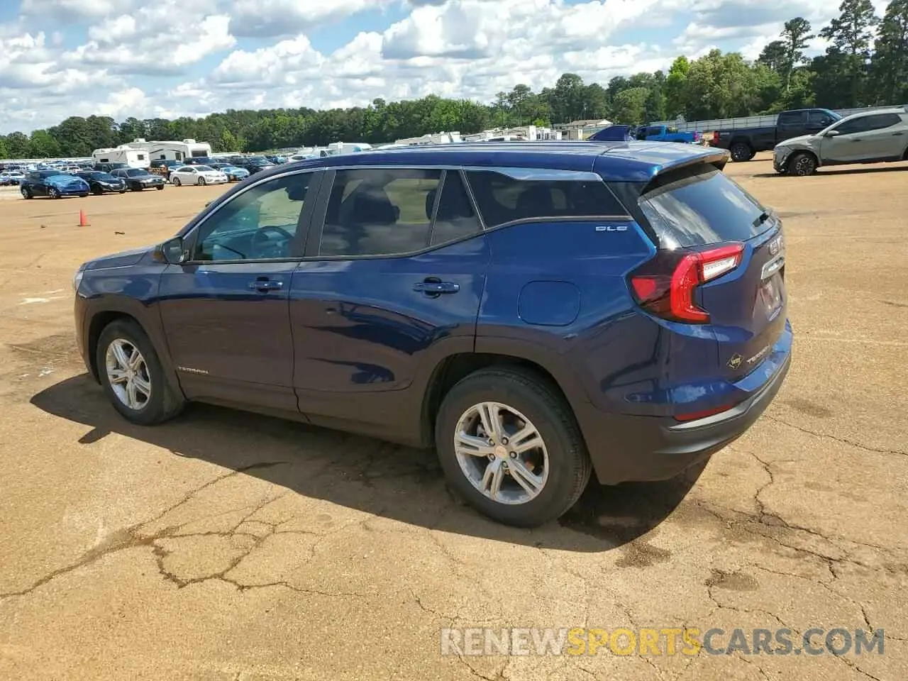 2 Photograph of a damaged car 3GKALMEV1NL125272 GMC TERRAIN 2022