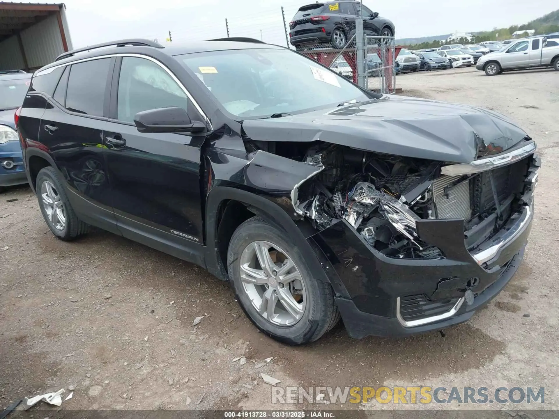 1 Photograph of a damaged car 3GKALMEV1NL166310 GMC TERRAIN 2022