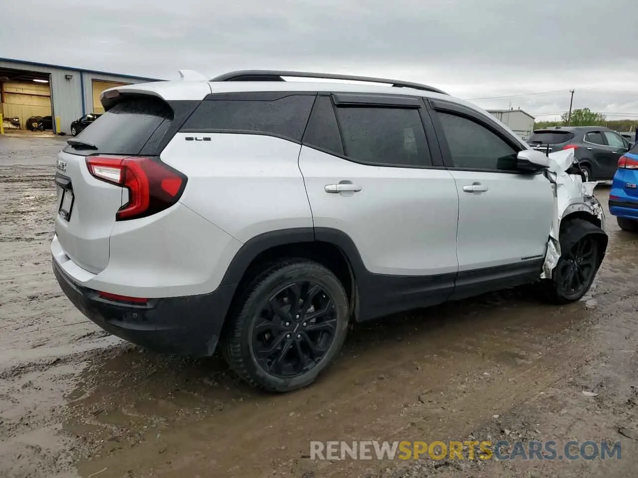 3 Photograph of a damaged car 3GKALMEV1NL238137 GMC TERRAIN 2022