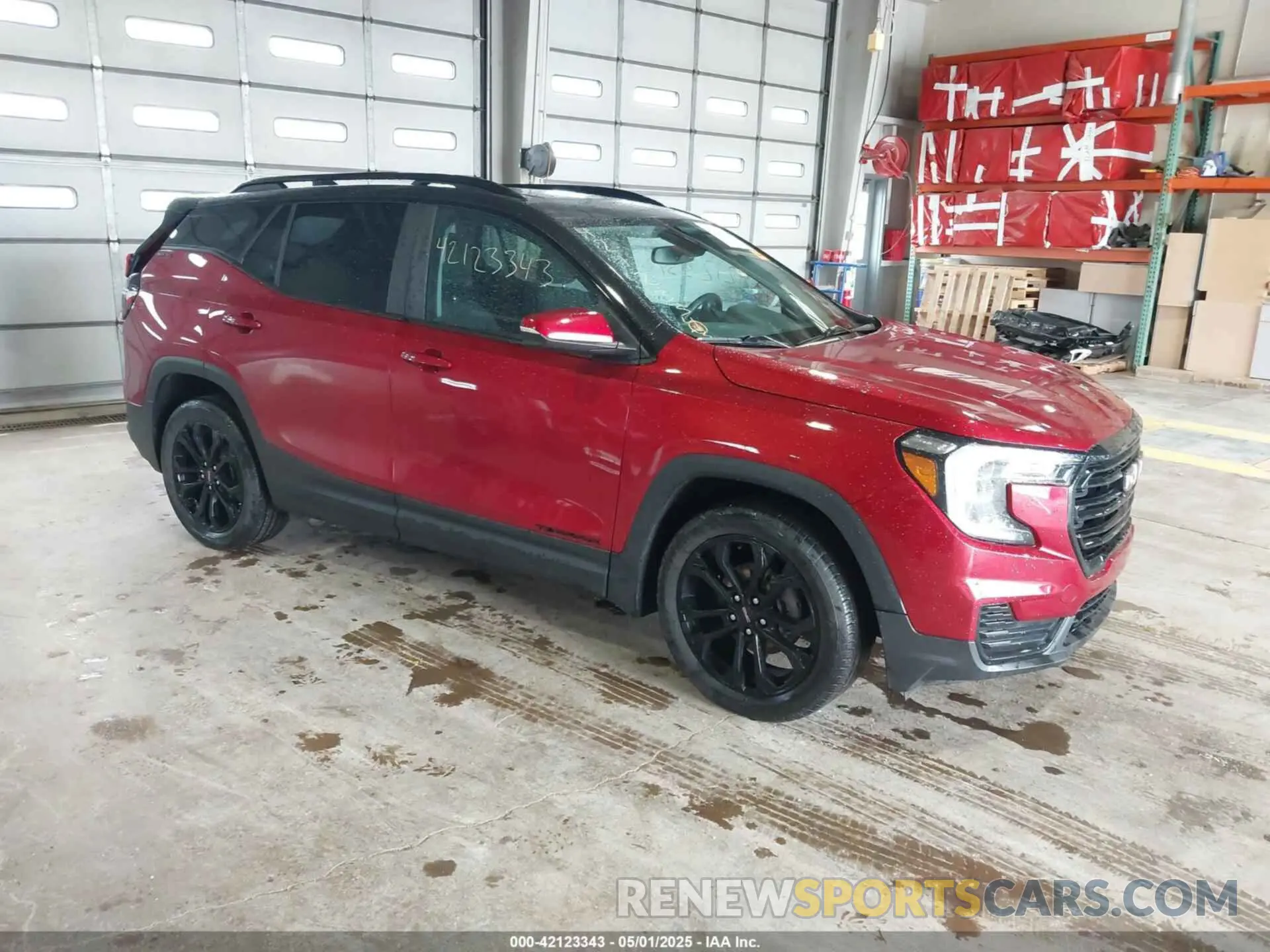 1 Photograph of a damaged car 3GKALMEV3NL193363 GMC TERRAIN 2022