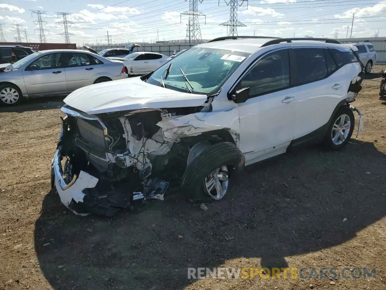 1 Фотография поврежденного автомобиля 3GKALMEV3NL306843 GMC TERRAIN 2022