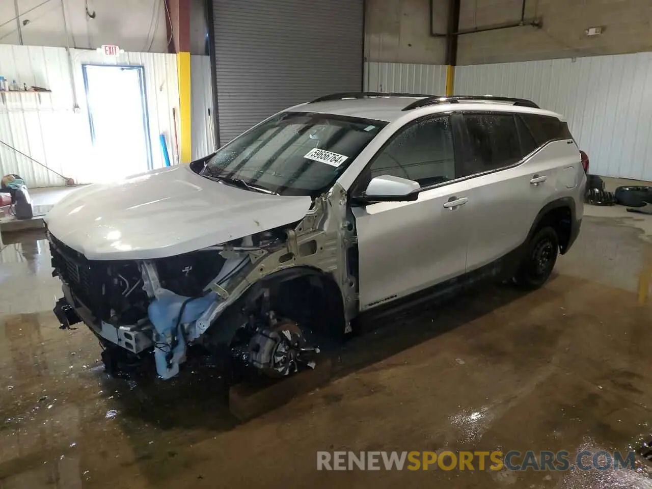 1 Photograph of a damaged car 3GKALMEV6NL201925 GMC TERRAIN 2022