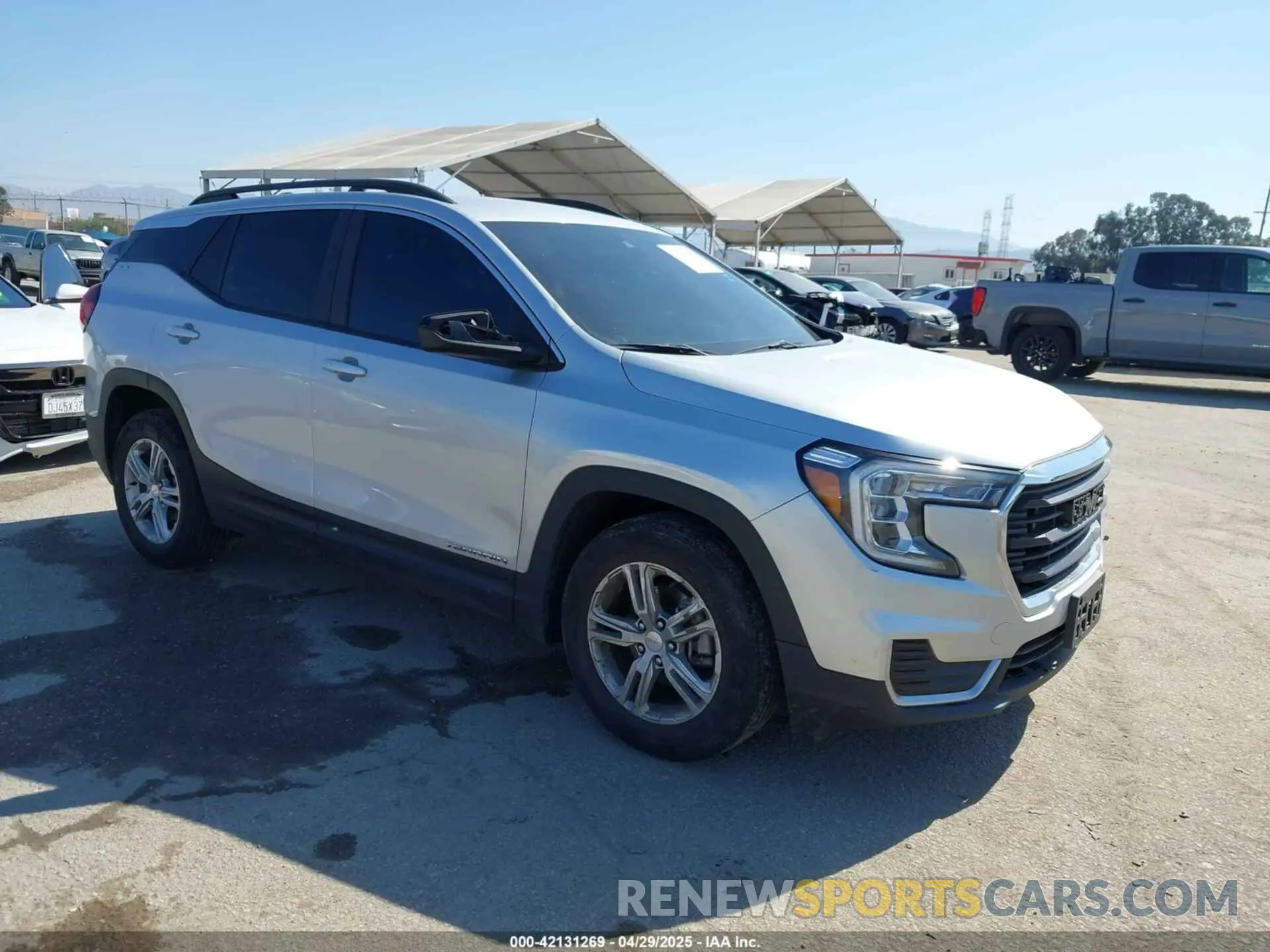 1 Photograph of a damaged car 3GKALMEV6NL230003 GMC TERRAIN 2022