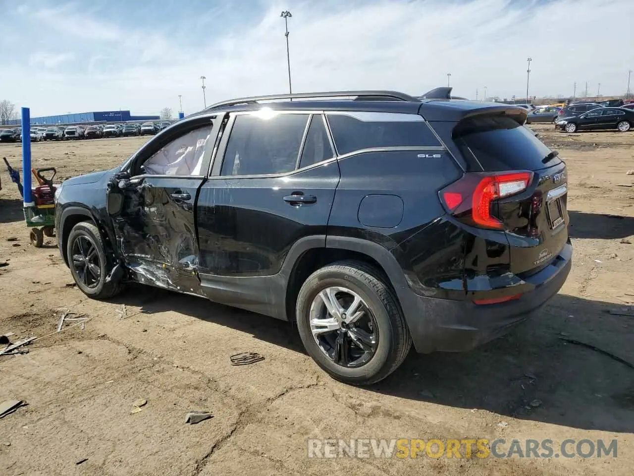 2 Photograph of a damaged car 3GKALMEV6NL271473 GMC TERRAIN 2022
