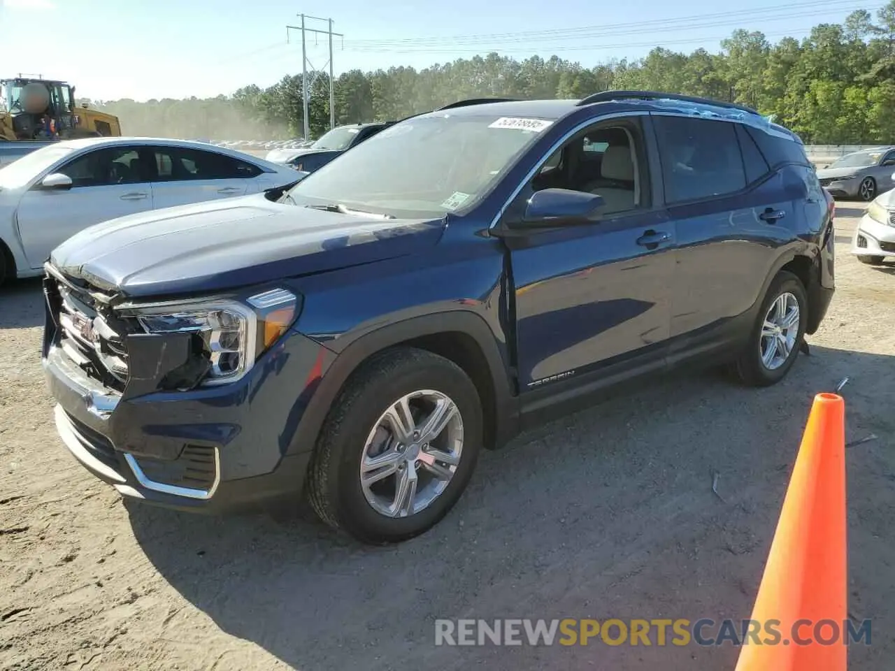 1 Photograph of a damaged car 3GKALMEV6NL305668 GMC TERRAIN 2022