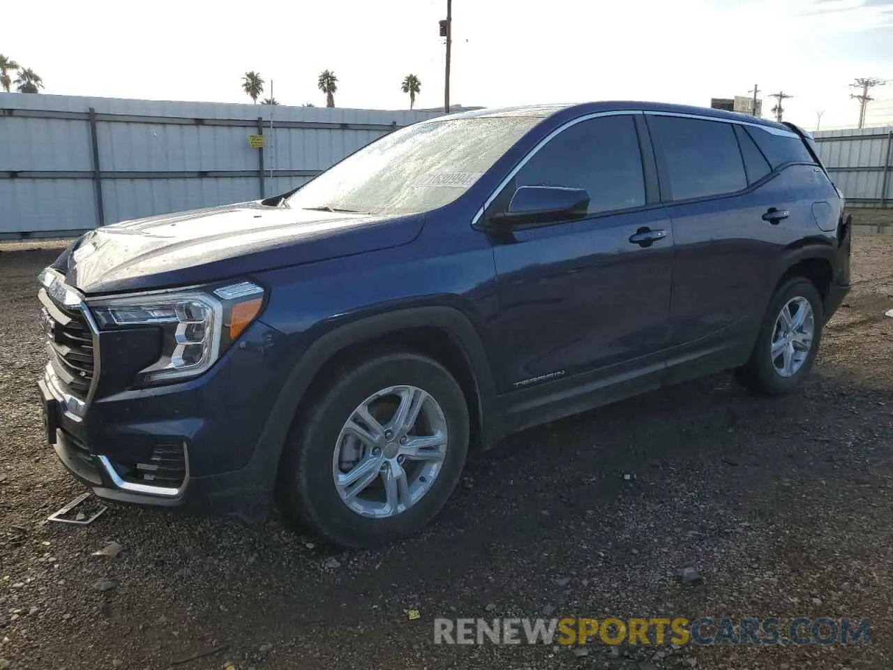 1 Photograph of a damaged car 3GKALMEV7NL207197 GMC TERRAIN 2022