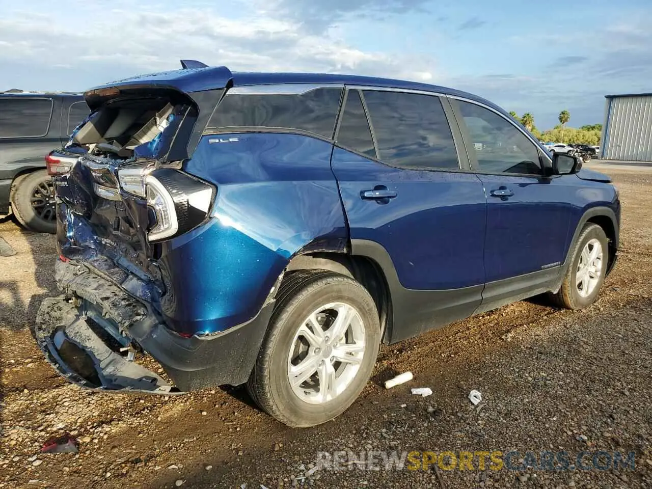 3 Photograph of a damaged car 3GKALMEV7NL207197 GMC TERRAIN 2022