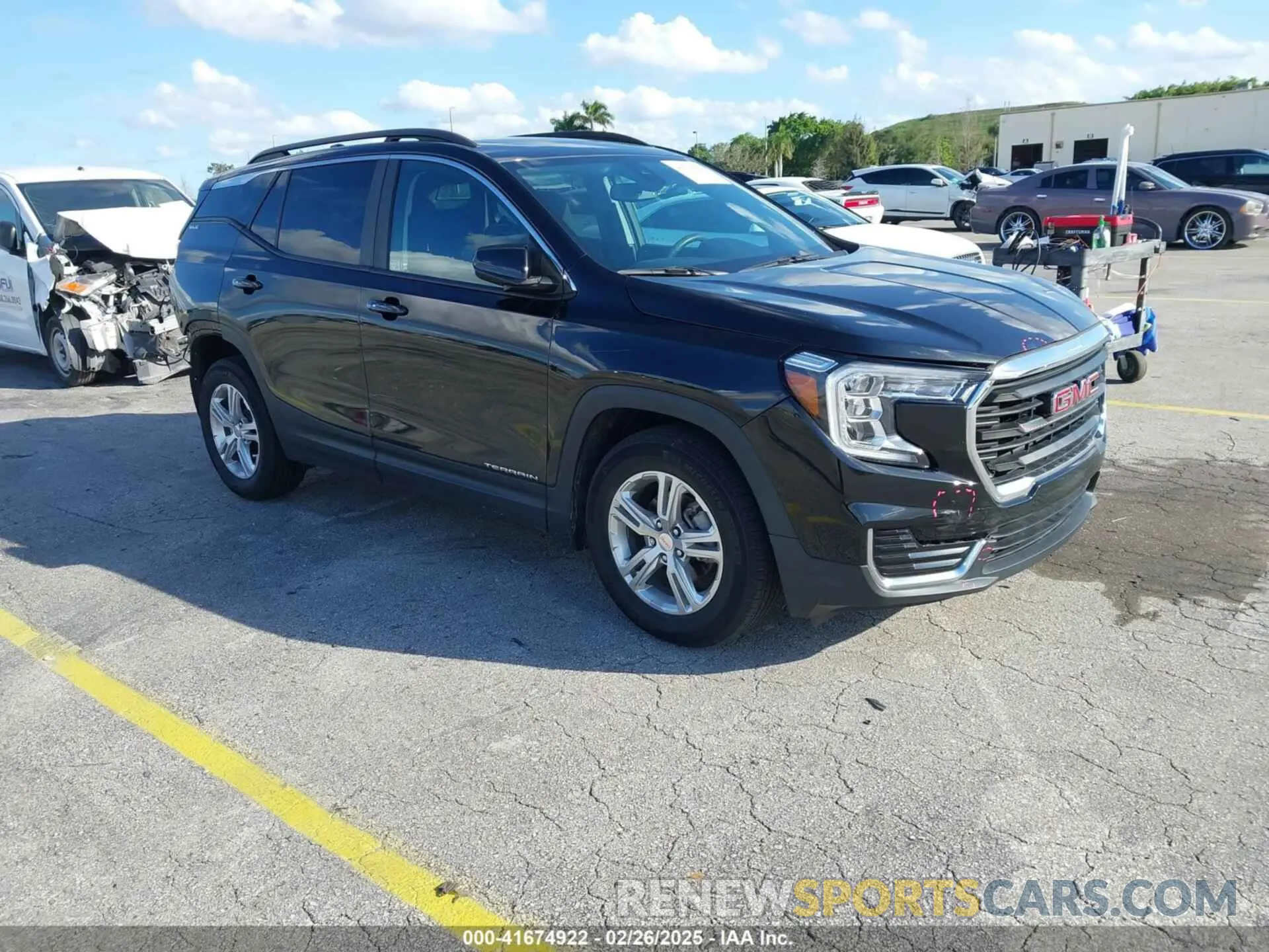 1 Photograph of a damaged car 3GKALMEV9NL123172 GMC TERRAIN 2022
