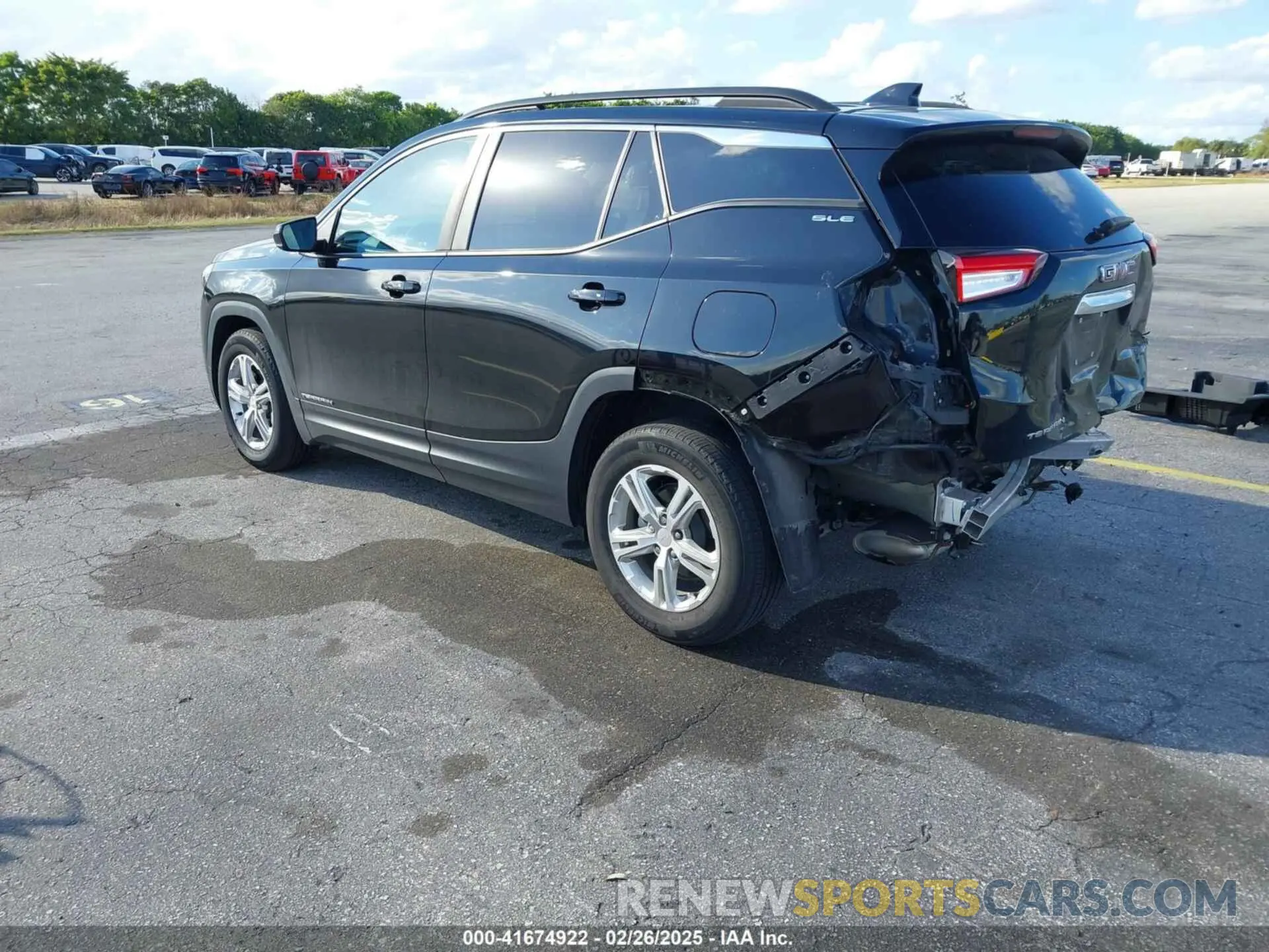 3 Photograph of a damaged car 3GKALMEV9NL123172 GMC TERRAIN 2022