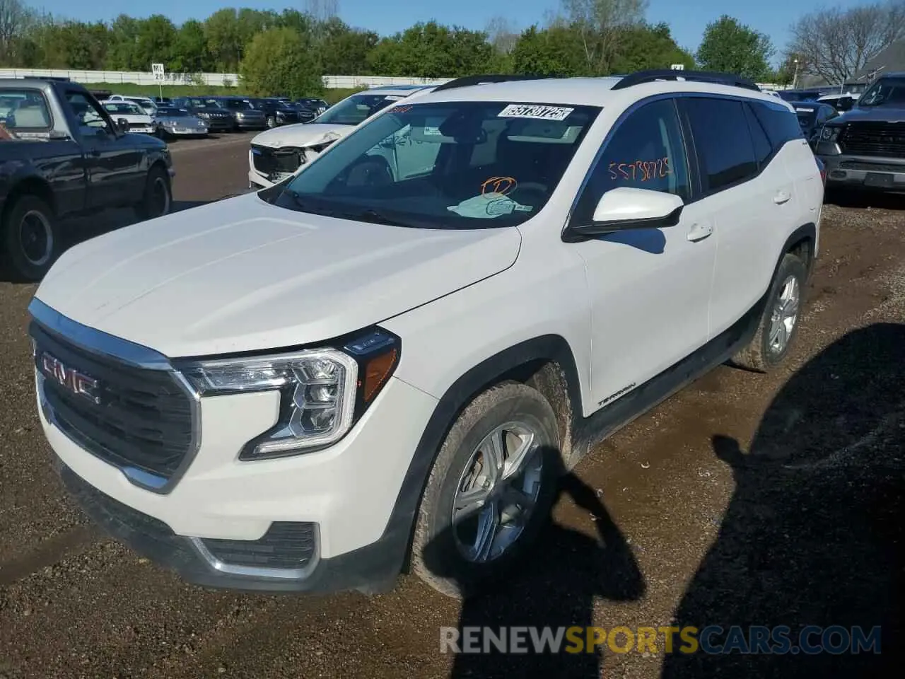 1 Фотография поврежденного автомобиля 3GKALMEV9NL296478 GMC TERRAIN 2022