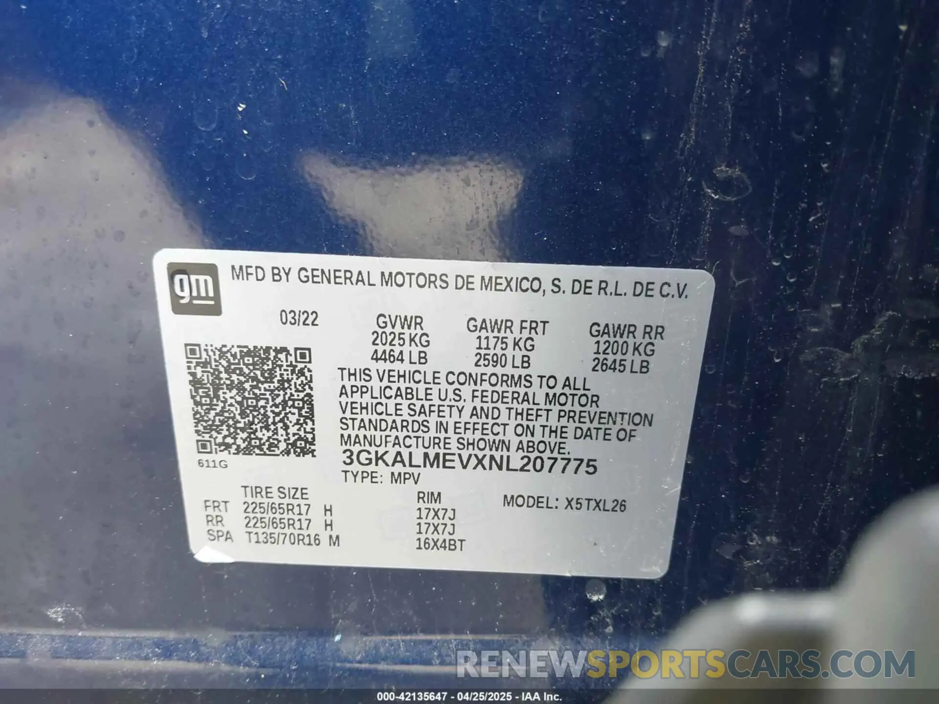 9 Photograph of a damaged car 3GKALMEVXNL207775 GMC TERRAIN 2022