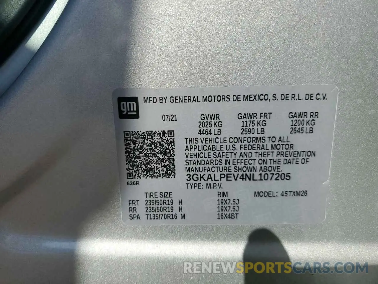 14 Фотография поврежденного автомобиля 3GKALPEV4NL107205 GMC TERRAIN 2022