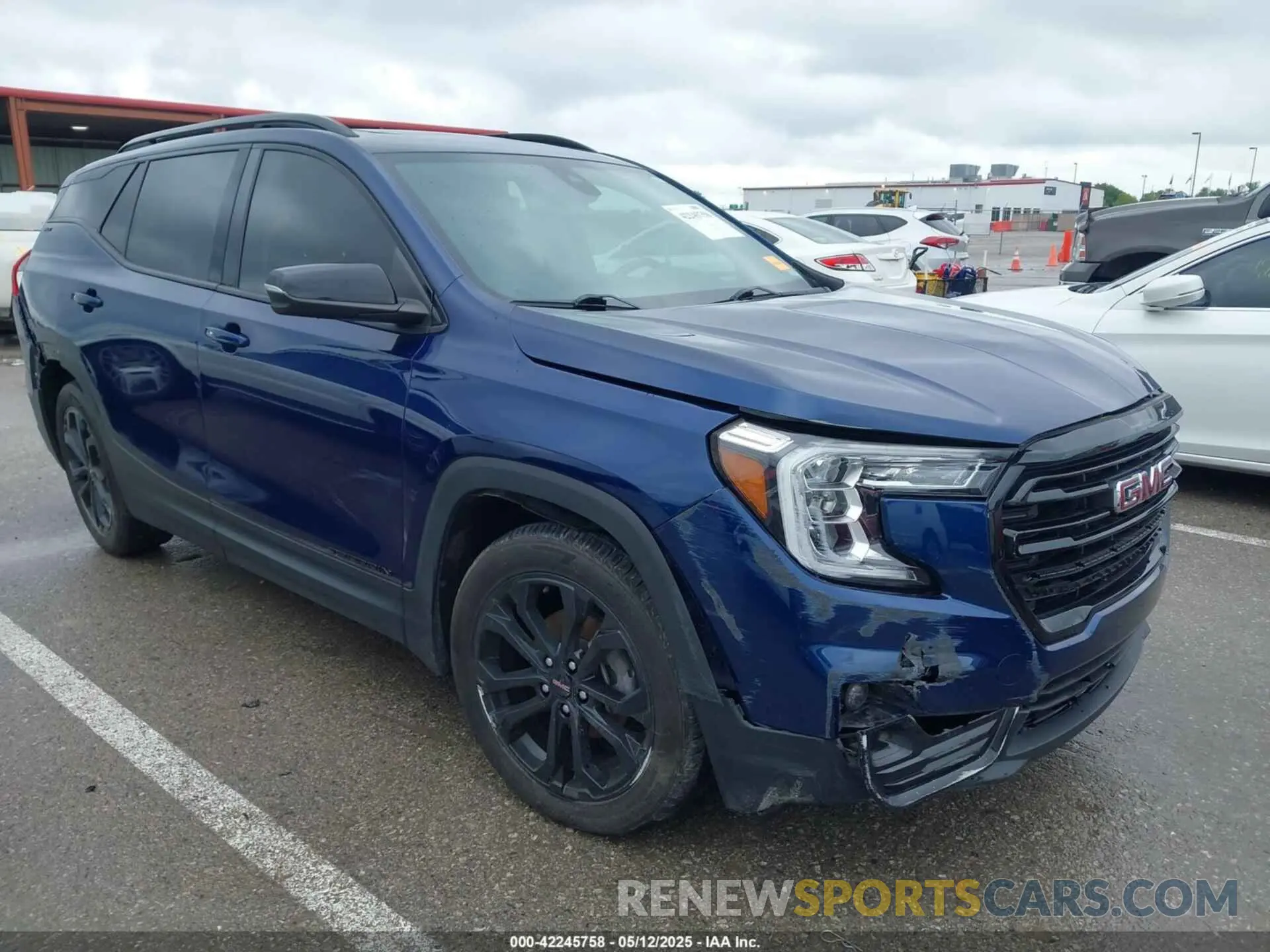 1 Photograph of a damaged car 3GKALPEV4NL293635 GMC TERRAIN 2022