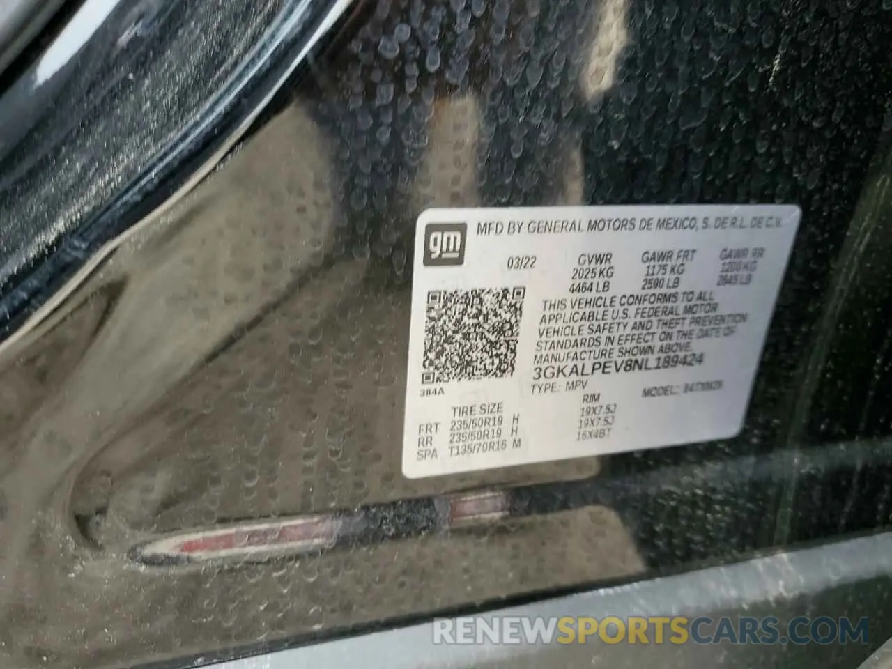 13 Photograph of a damaged car 3GKALPEV8NL189424 GMC TERRAIN 2022