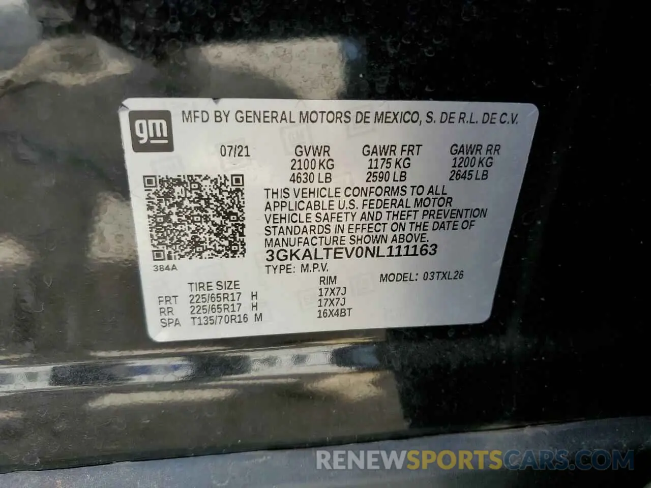 14 Фотография поврежденного автомобиля 3GKALTEV0NL111163 GMC TERRAIN 2022