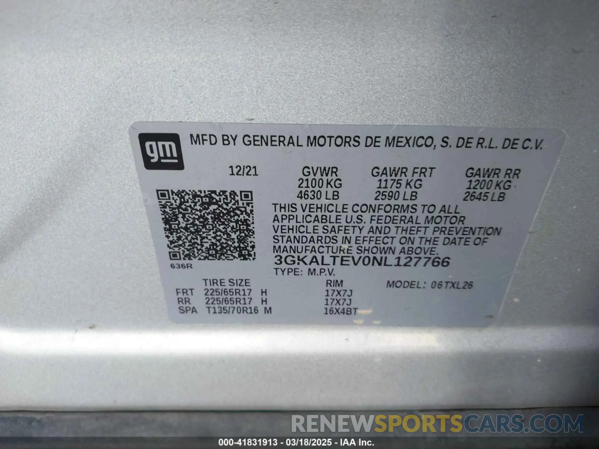 9 Фотография поврежденного автомобиля 3GKALTEV0NL127766 GMC TERRAIN 2022