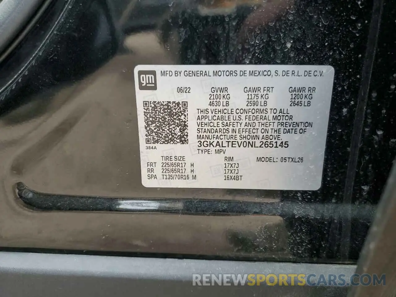 12 Photograph of a damaged car 3GKALTEV0NL265145 GMC TERRAIN 2022