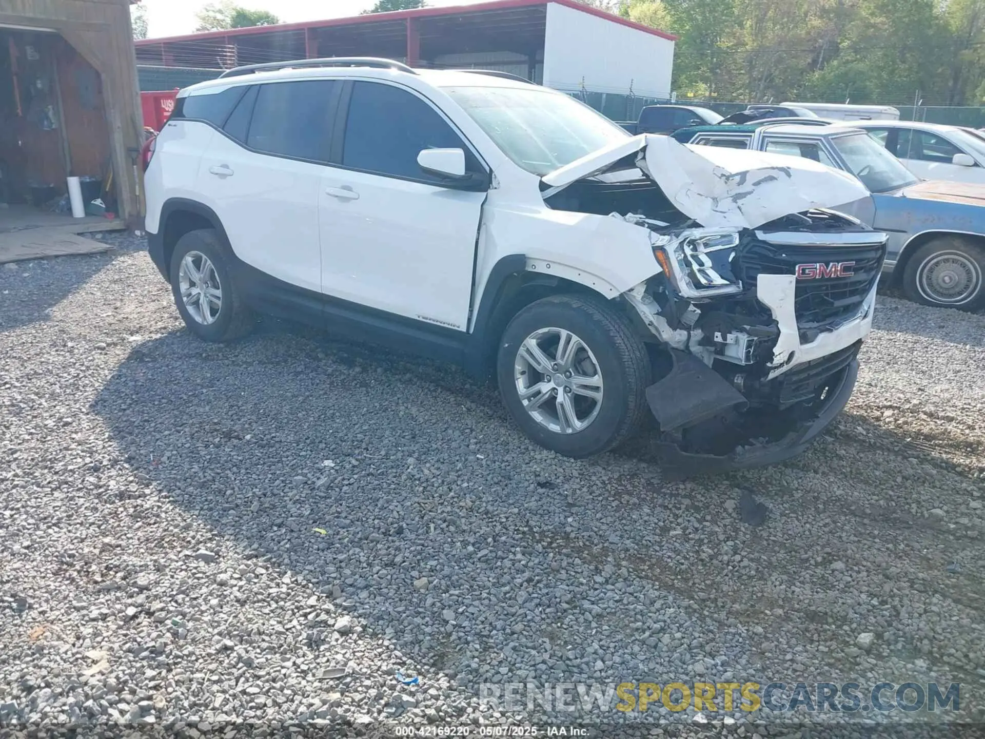 1 Photograph of a damaged car 3GKALTEV2NL127462 GMC TERRAIN 2022