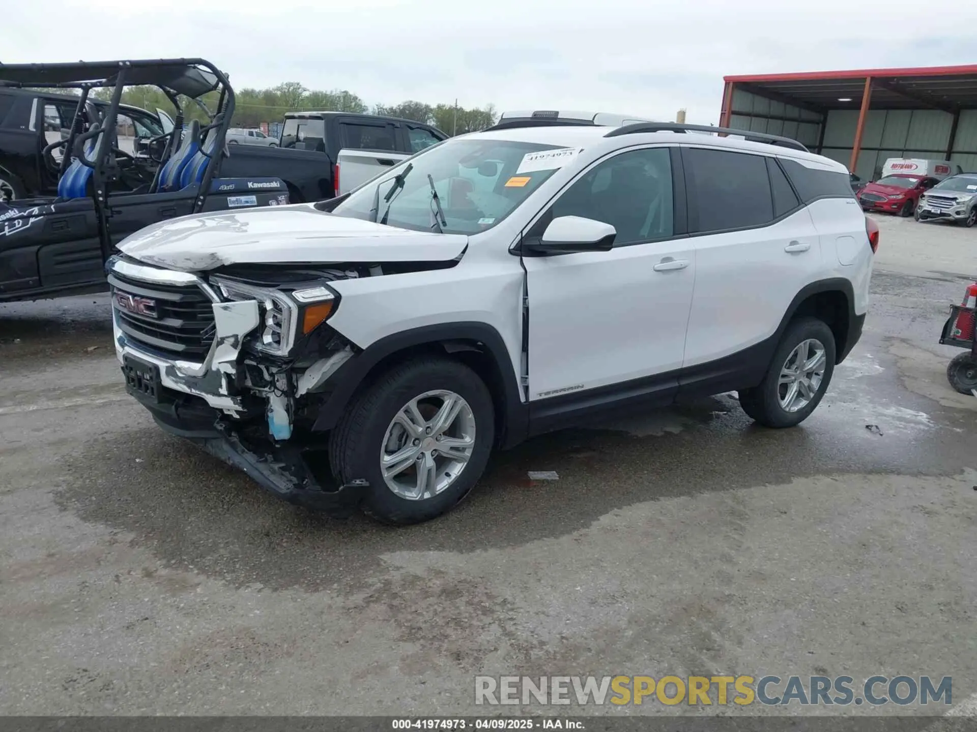 2 Photograph of a damaged car 3GKALTEV2NL139045 GMC TERRAIN 2022
