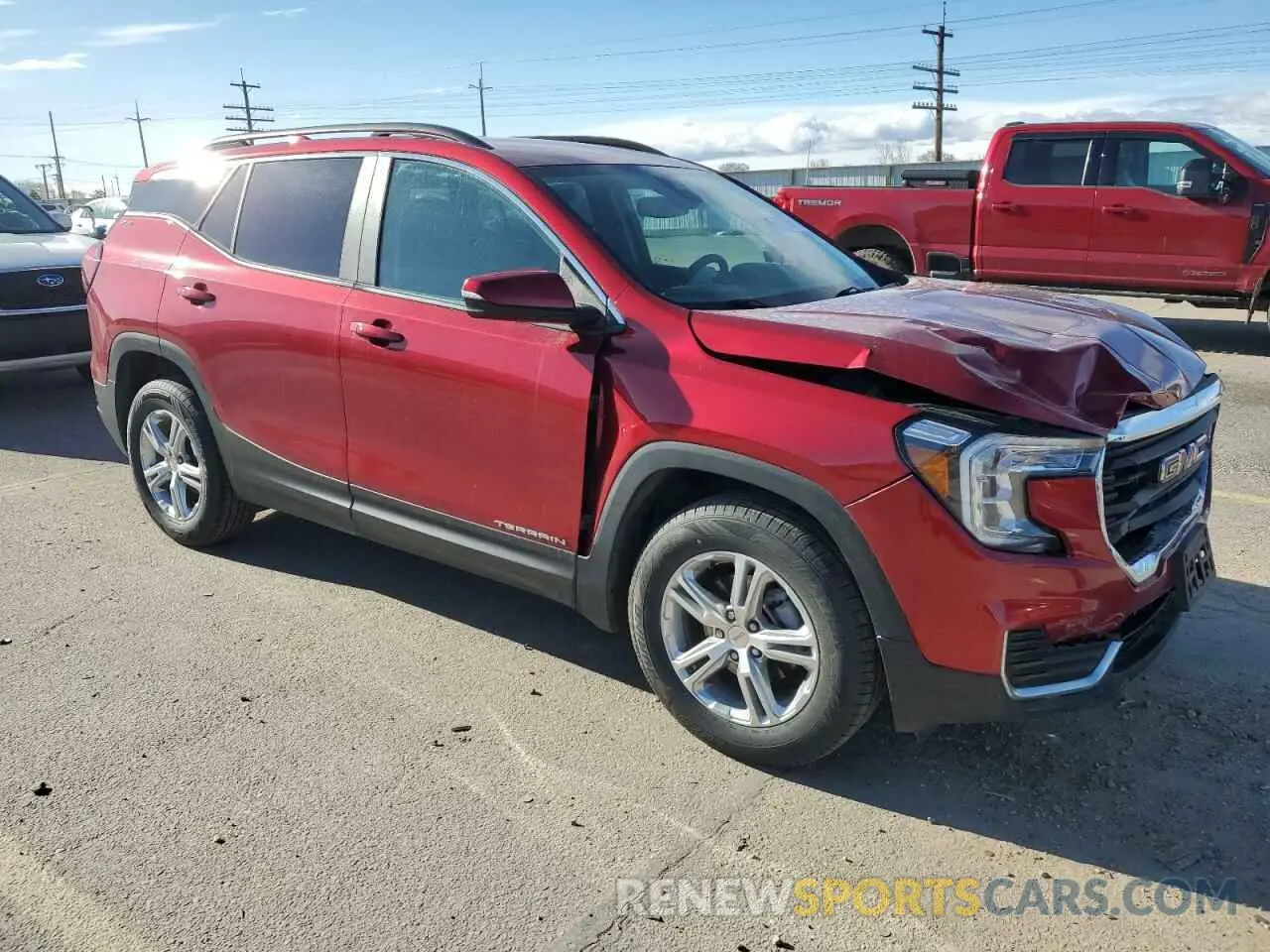 4 Фотография поврежденного автомобиля 3GKALTEV3NL177061 GMC TERRAIN 2022