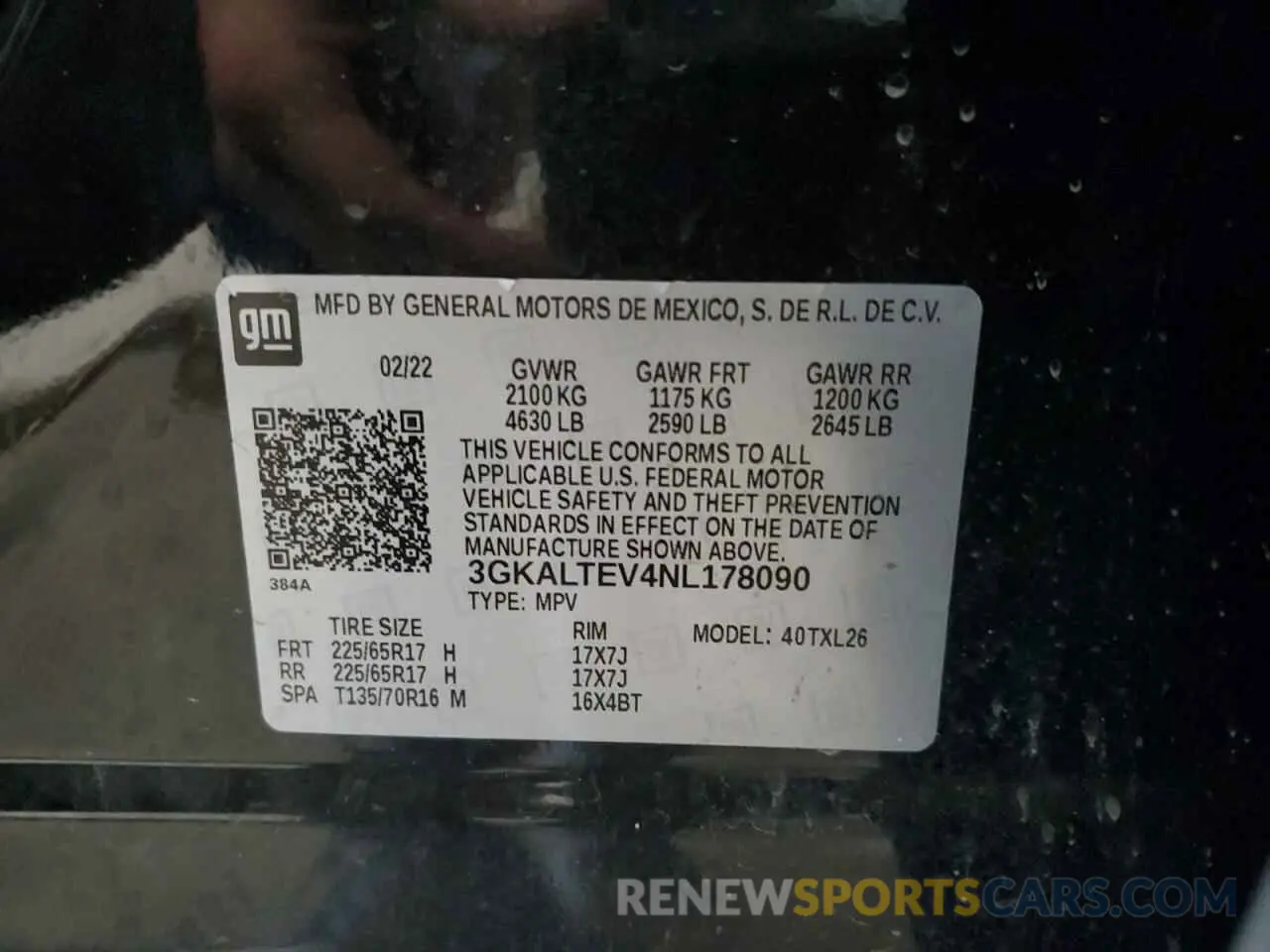 13 Photograph of a damaged car 3GKALTEV4NL178090 GMC TERRAIN 2022
