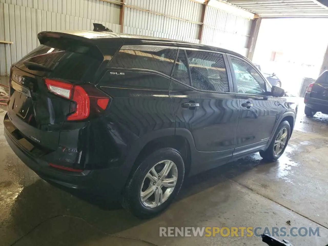 3 Photograph of a damaged car 3GKALTEV4NL178090 GMC TERRAIN 2022