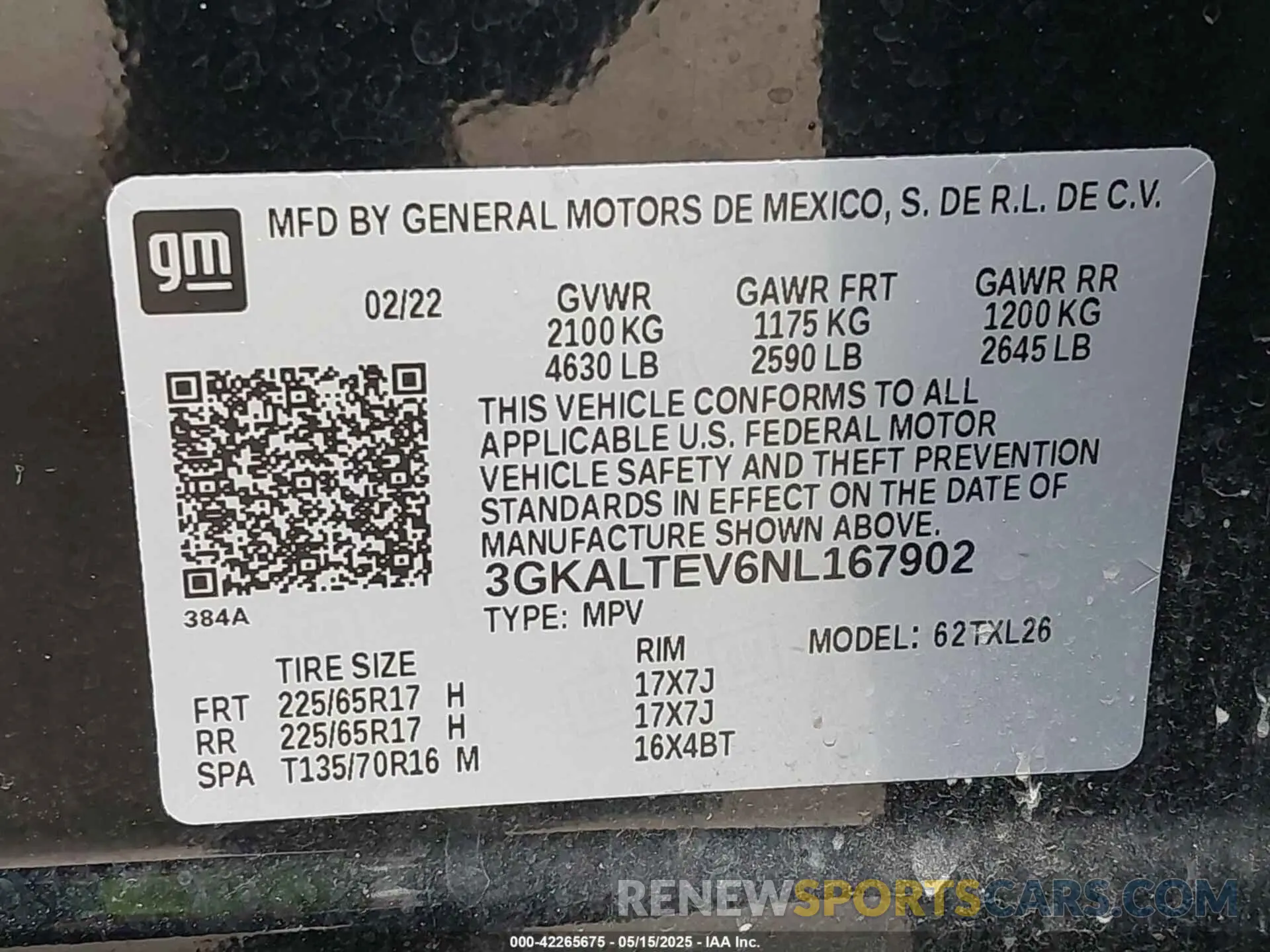 9 Фотография поврежденного автомобиля 3GKALTEV6NL167902 GMC TERRAIN 2022