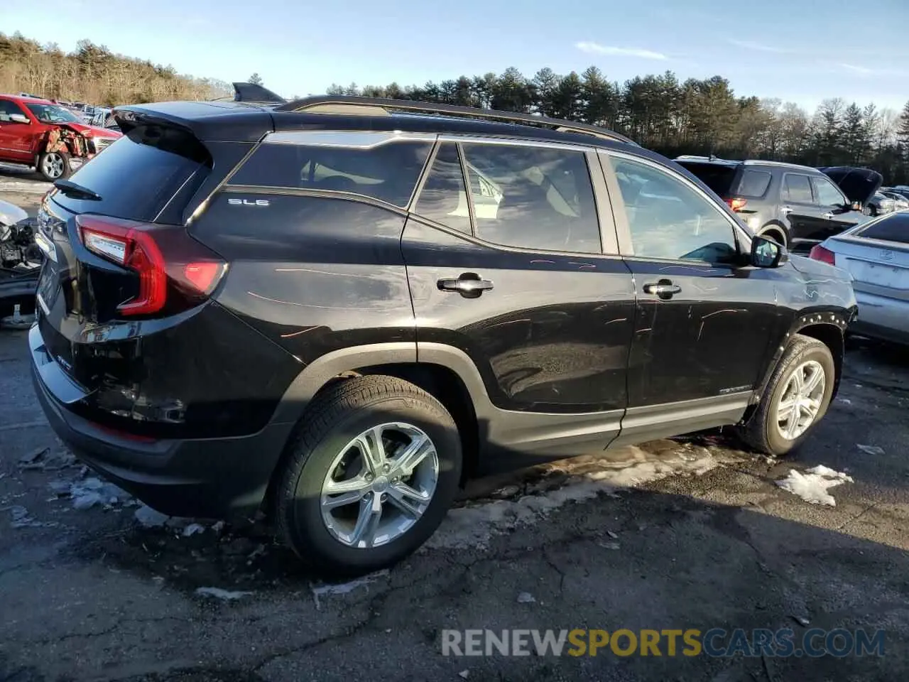 3 Photograph of a damaged car 3GKALTEV6NL262038 GMC TERRAIN 2022