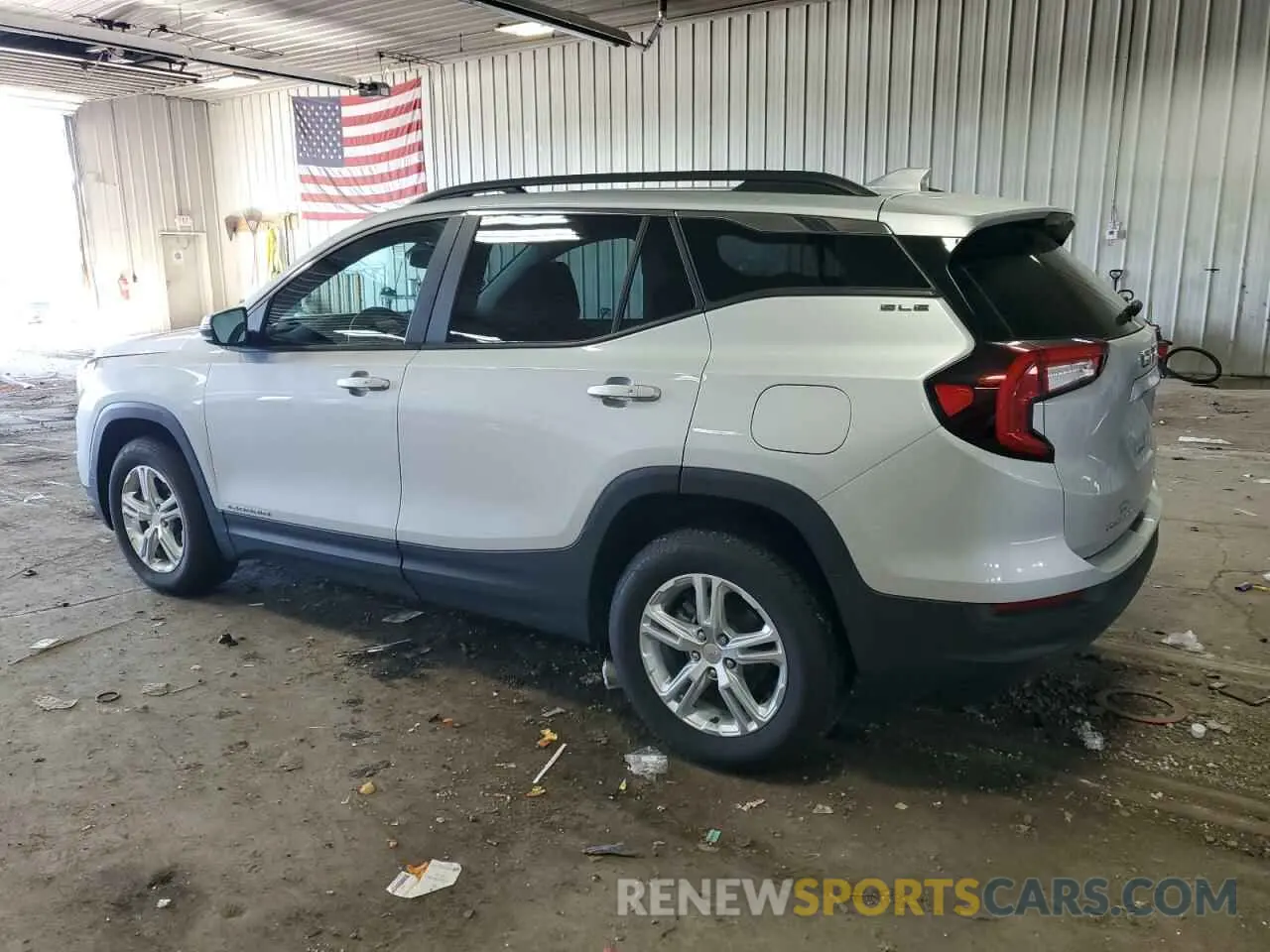 2 Photograph of a damaged car 3GKALTEV8NL114182 GMC TERRAIN 2022