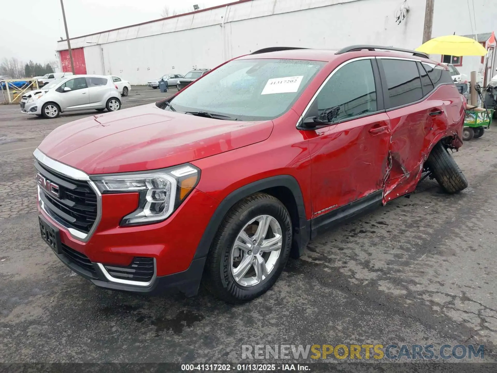 2 Photograph of a damaged car 3GKALTEV9NL150978 GMC TERRAIN 2022