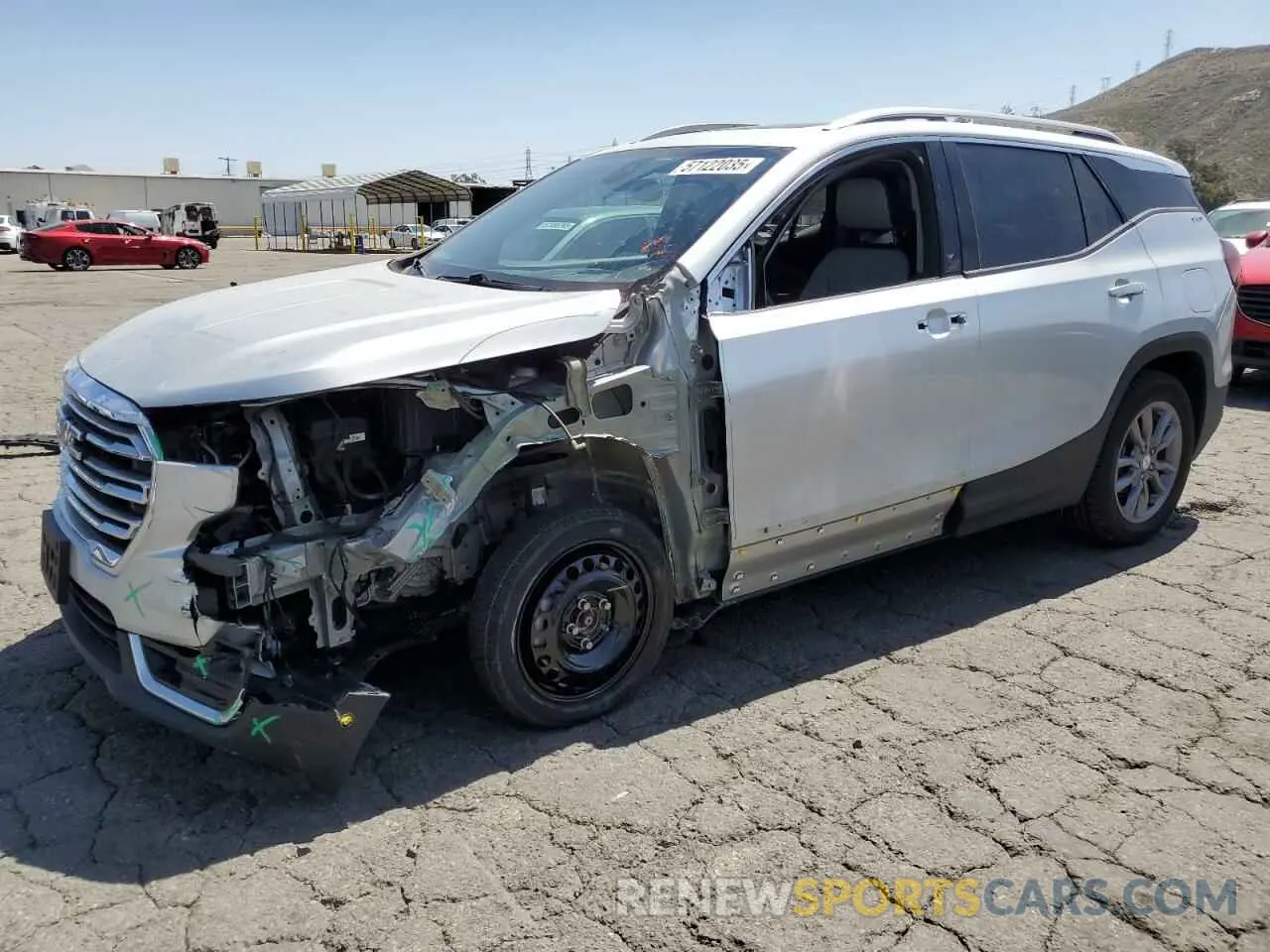 1 Photograph of a damaged car 3GKALVEV0NL158995 GMC TERRAIN 2022