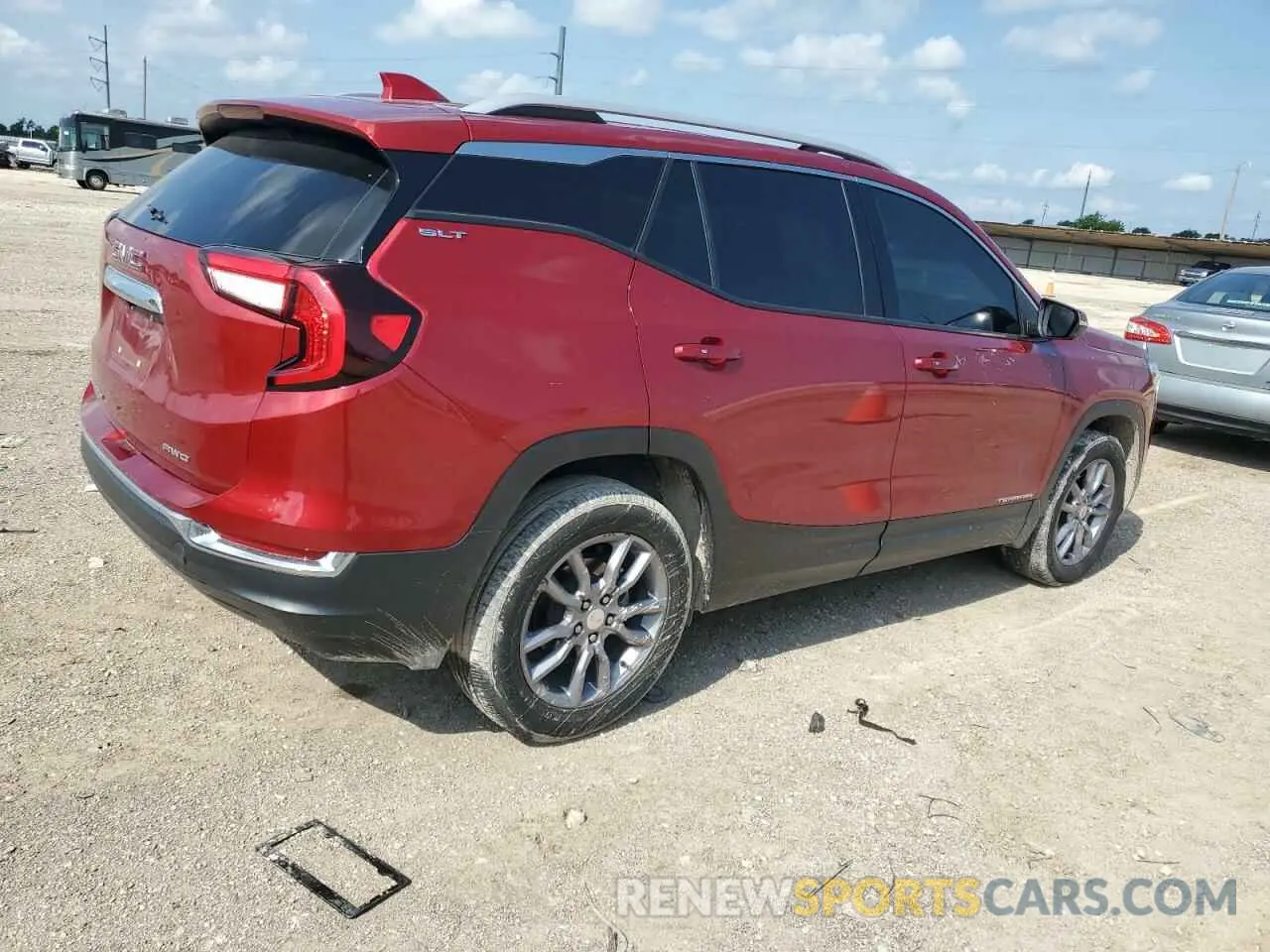 3 Photograph of a damaged car 3GKALVEV4NL162239 GMC TERRAIN 2022