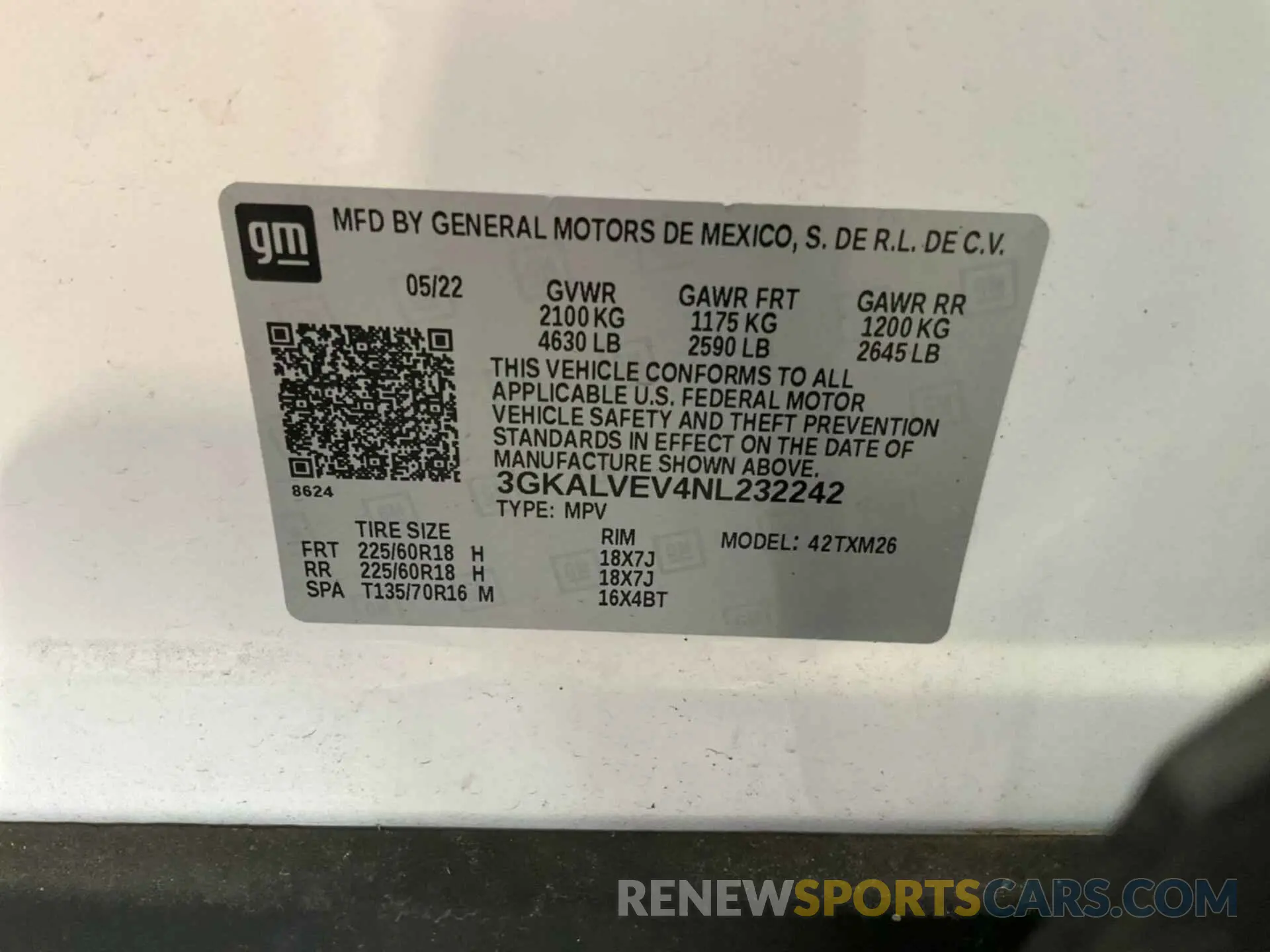 14 Фотография поврежденного автомобиля 3GKALVEV4NL232242 GMC TERRAIN 2022